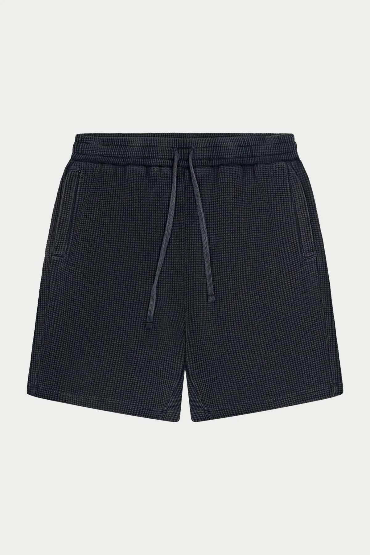 THE COUTURE CLUB WAFFLE SHORT - BLACK