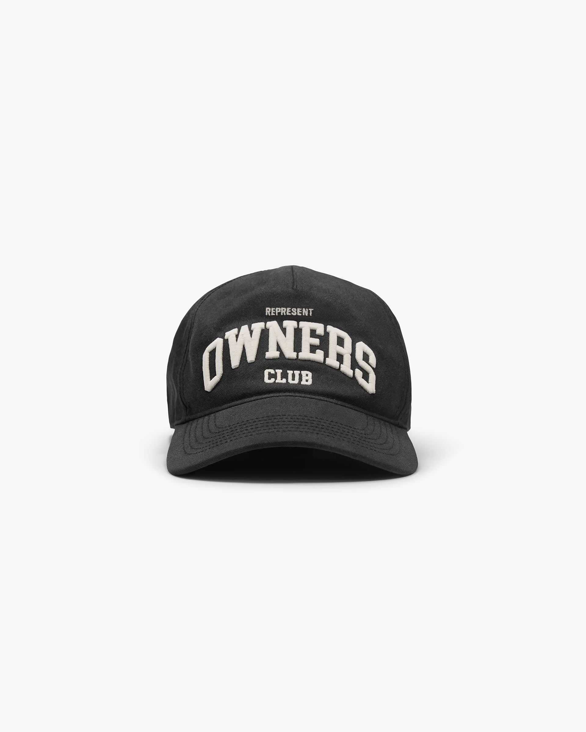 REPRESENT x 47 OWNERS CLUB CAP - FADED BLACK