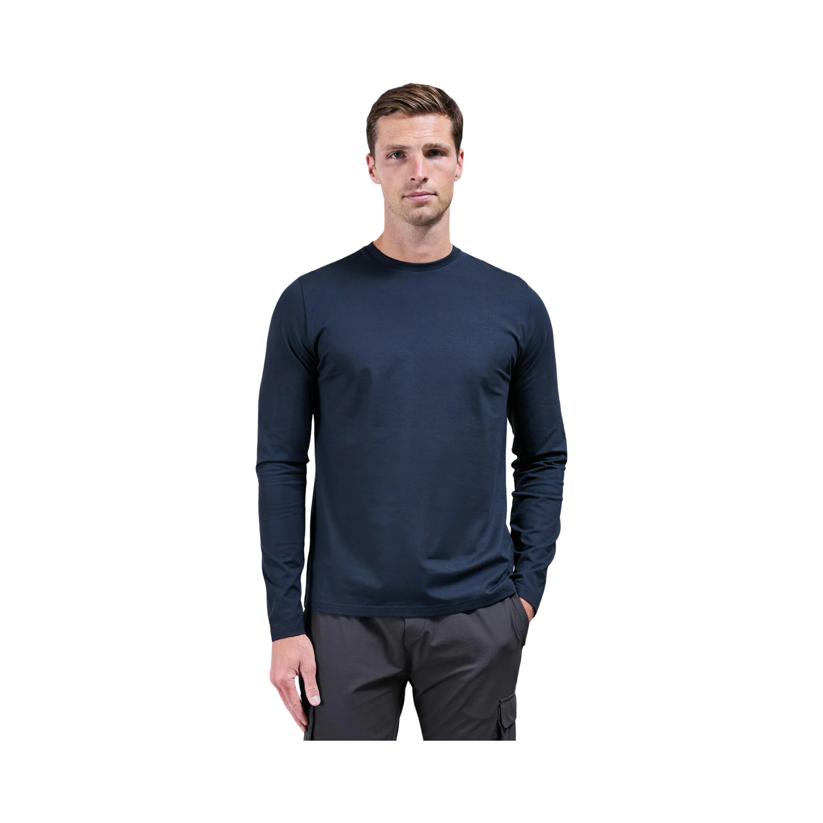 ARNE LONG SLEEVE T-SHIRT NAVY