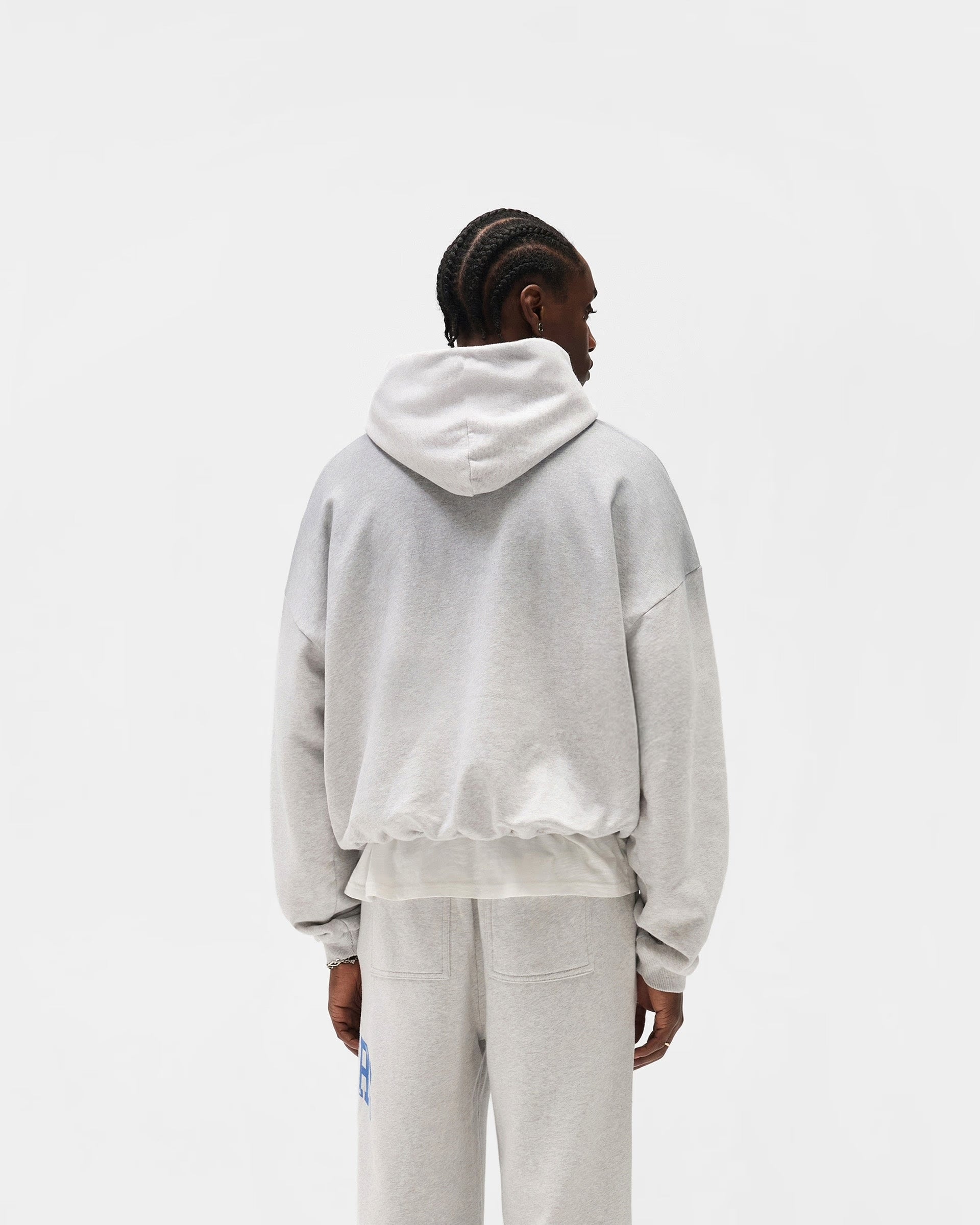 REPRESENT OWNERS CLUB HOODIE - SPRAYED ICE GREY MARL