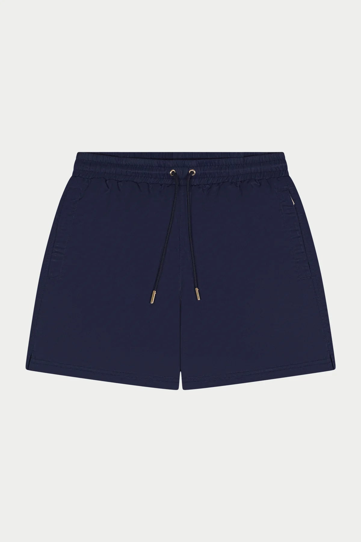 THE COUTURE CLUB EMBLEM WATER REACTIVE SWIM SHORT - NAVY