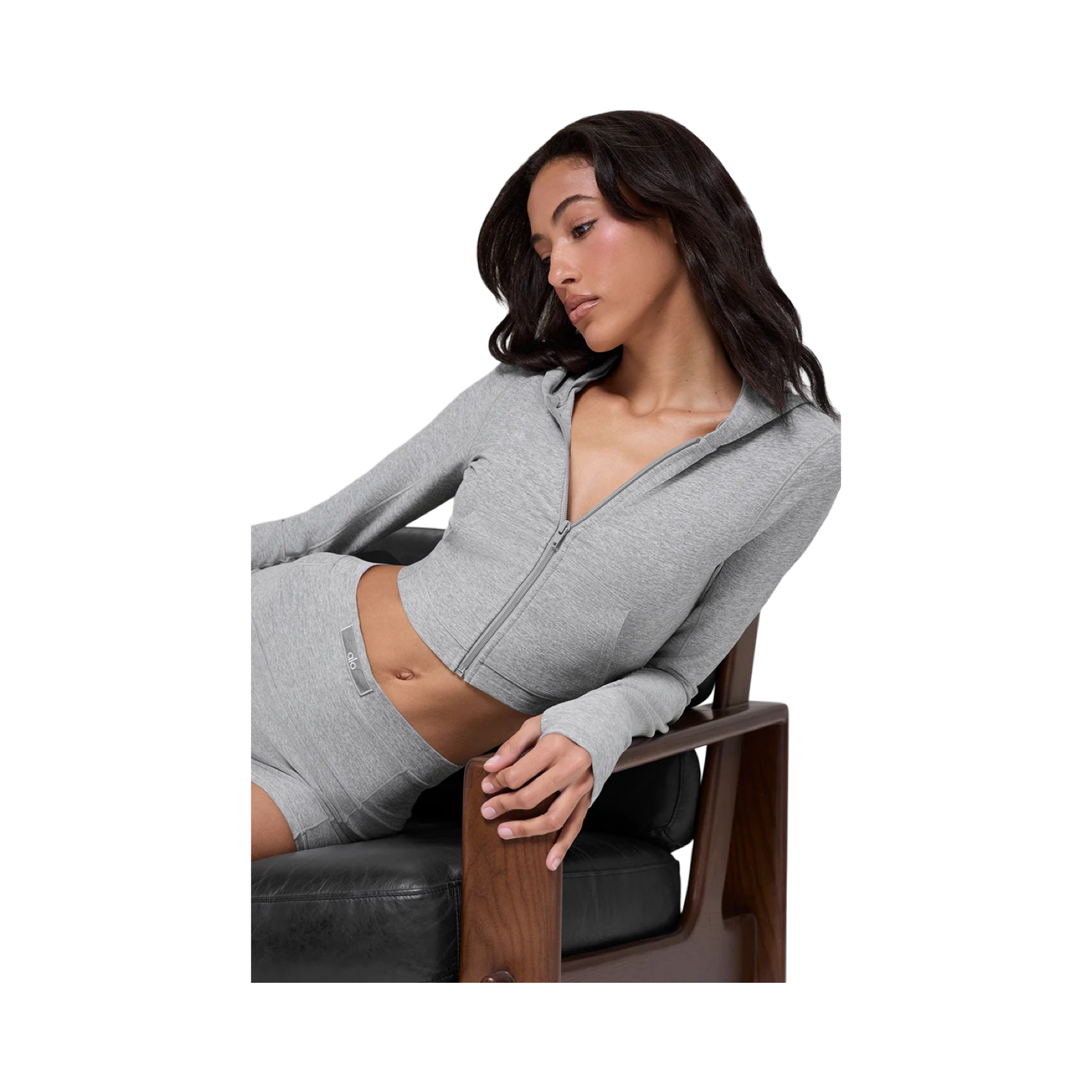 ALOSOFT SINCERE FITTED JACKET HEATHER GREY