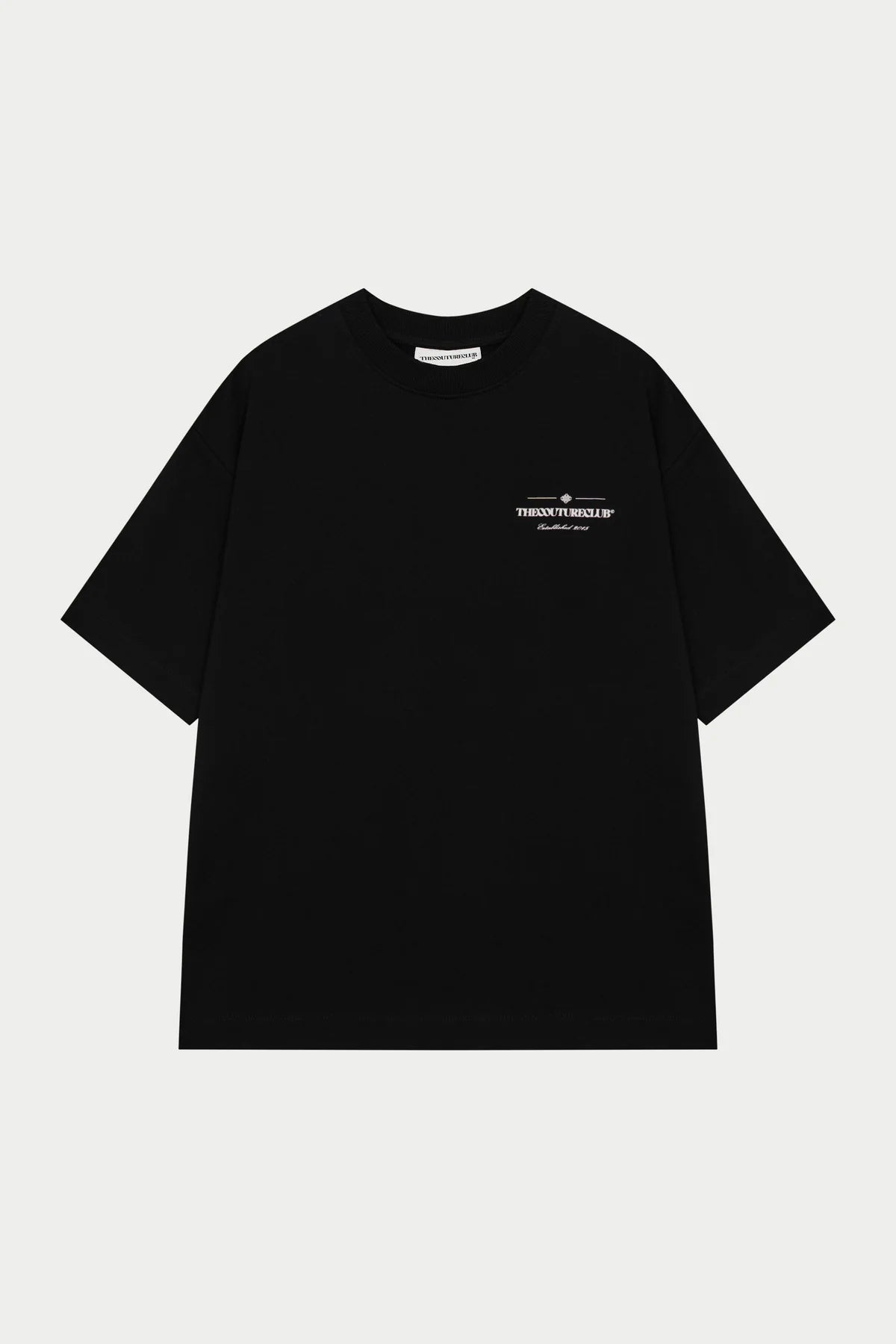 THE COUTURE CLUB COPYRIGHT MULTI GRAPHIC T-SHIRT - BLACK