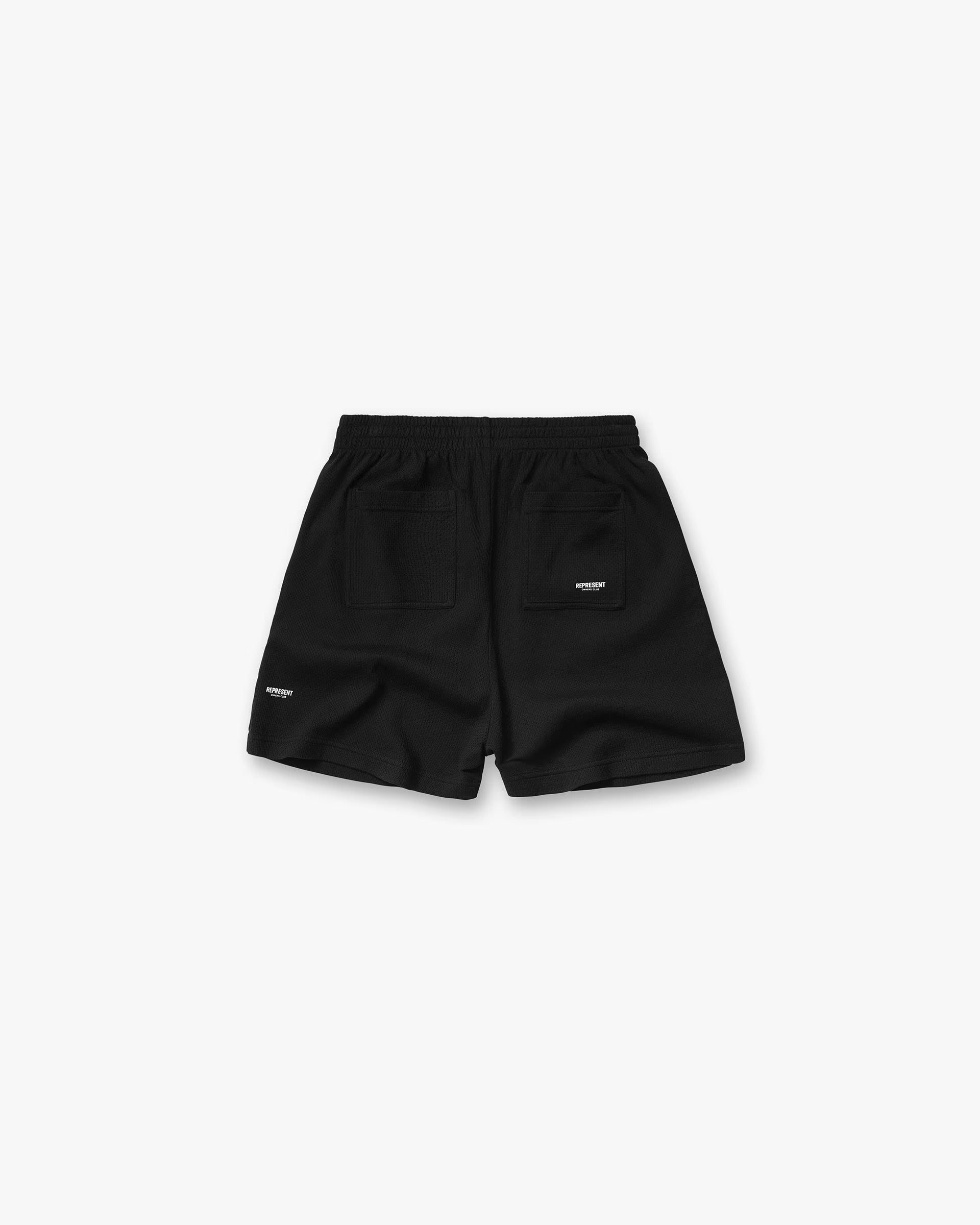 REPRESENT MICRO OWNERS CLUB MESH SHORT - BLACK