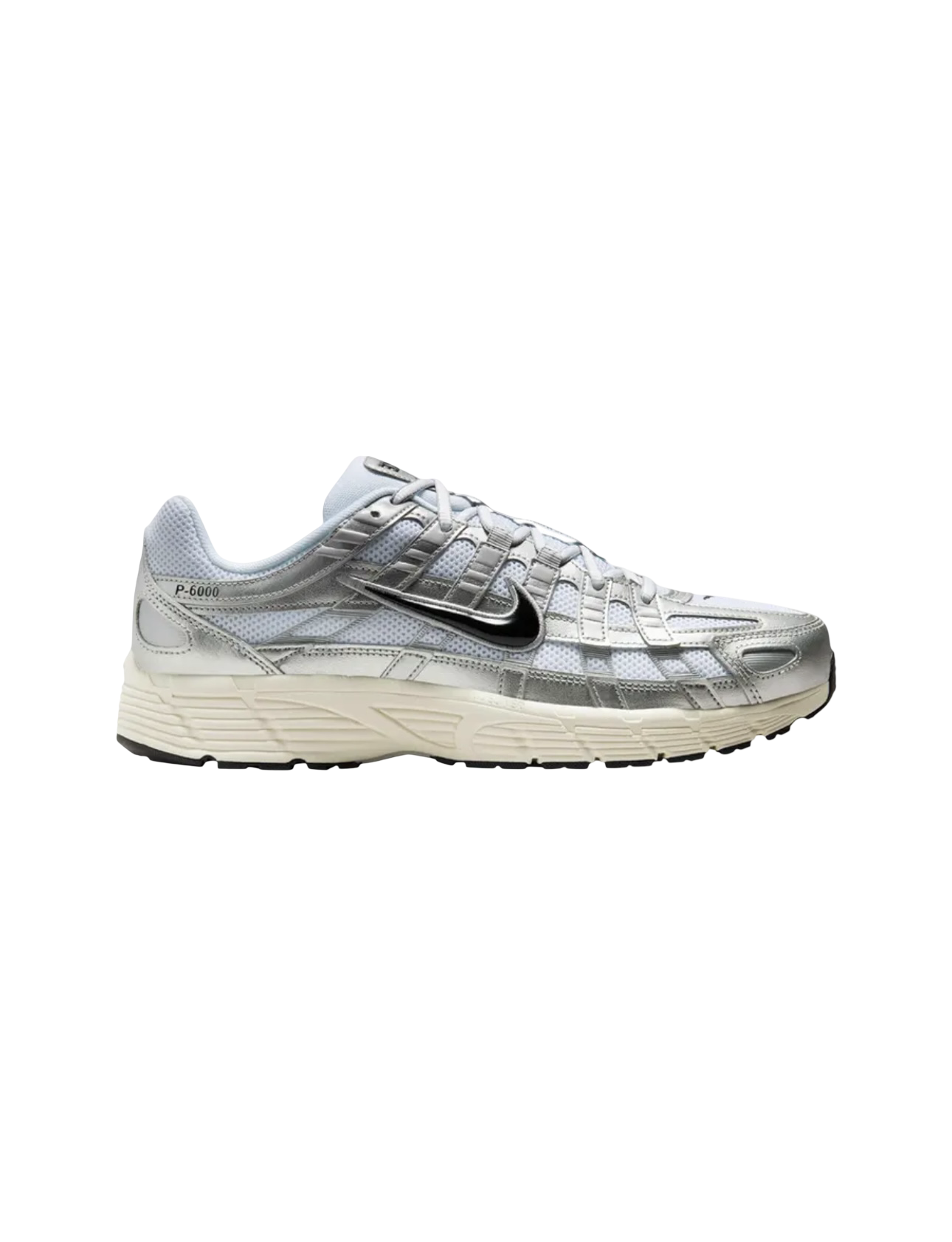 NIKE P-6000 METALLIC FLAT SILVER
