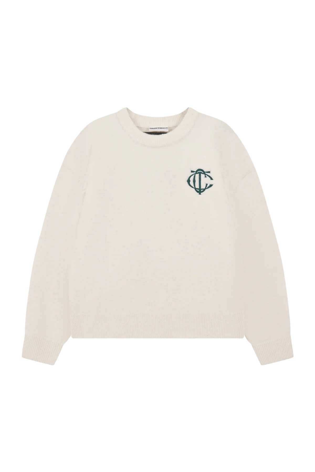 THE COUTURE CLUB MONOGRAM KNITTED CREWNECK