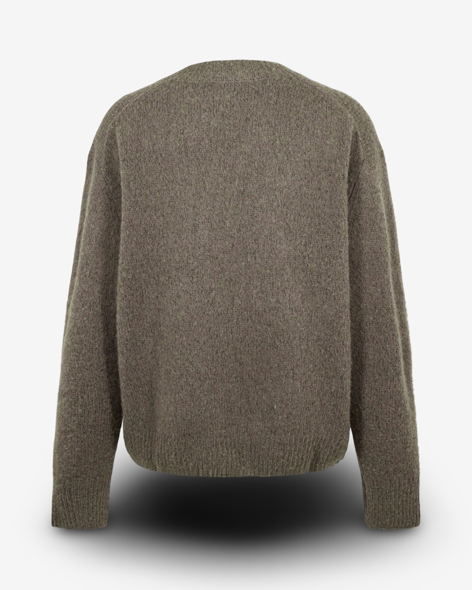 COLE BUXTON CB STAR KNIT JUMPER - KHAKI