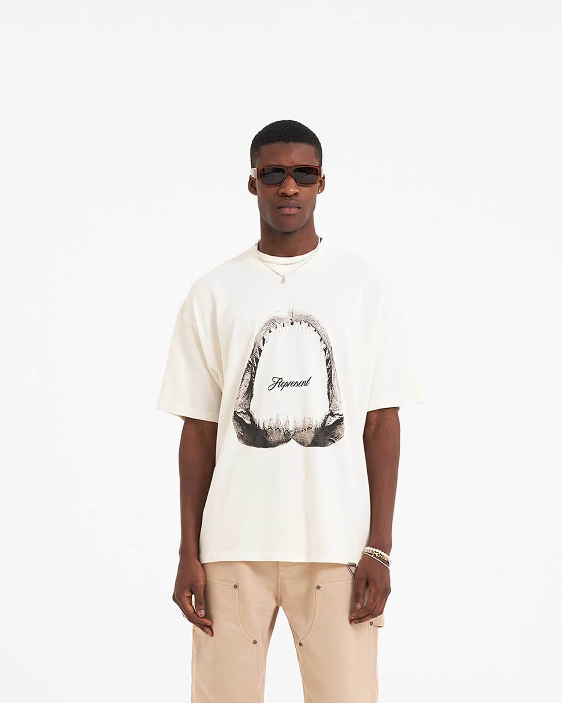 REPRESENT SHARK JAWS T-SHIRT
