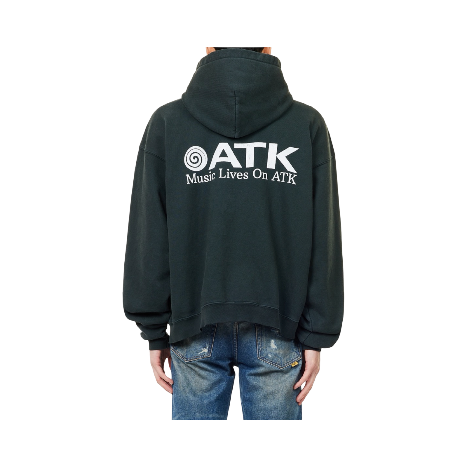 Gallery Dept ATK Music Lives Graphic-Print Long-Sleeve Cotton-Jersey hoody