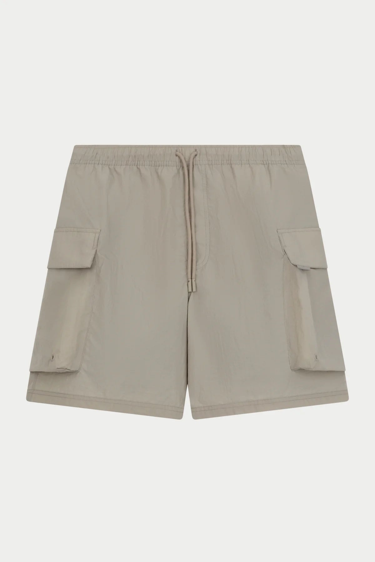 THE COUTURE CLUB CARGO POCKET SWIM SHORT - BEIGE
