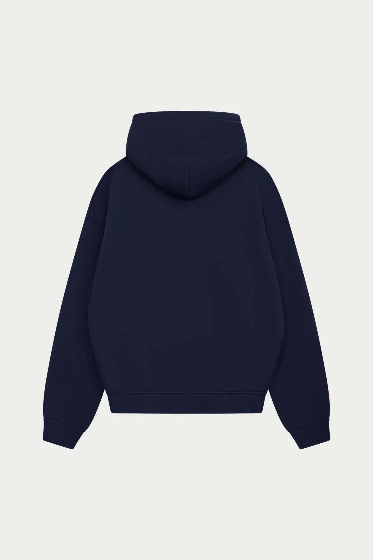 THE COUTURE CLUB HEAVYWEIGHT MONOGRAM APPLIQUE EMBLEM HOODIE - NAVY
