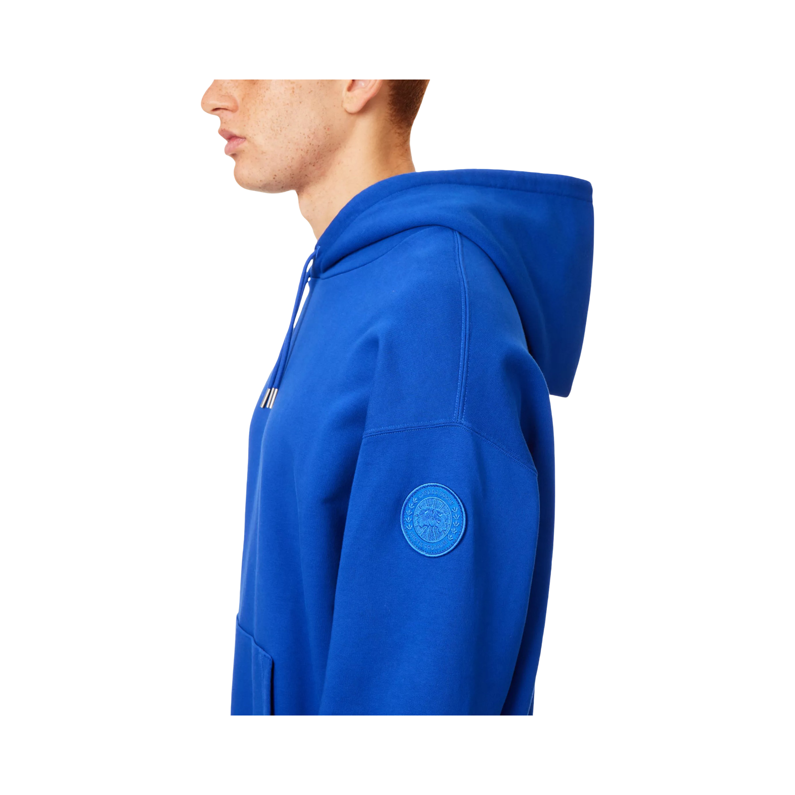 CANADA GOOSE ROVE BRAND-PATCH COTTON HOODIE