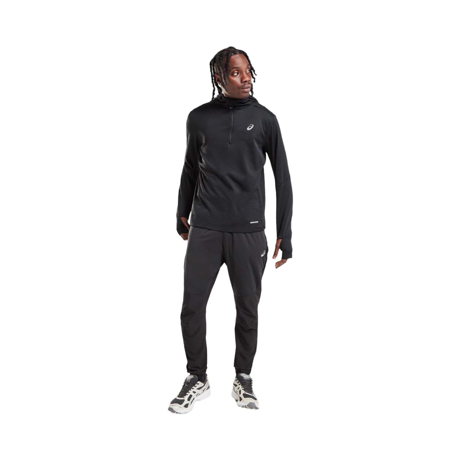 ASICS ROAD WINTER 1/4 ZIP HOODE