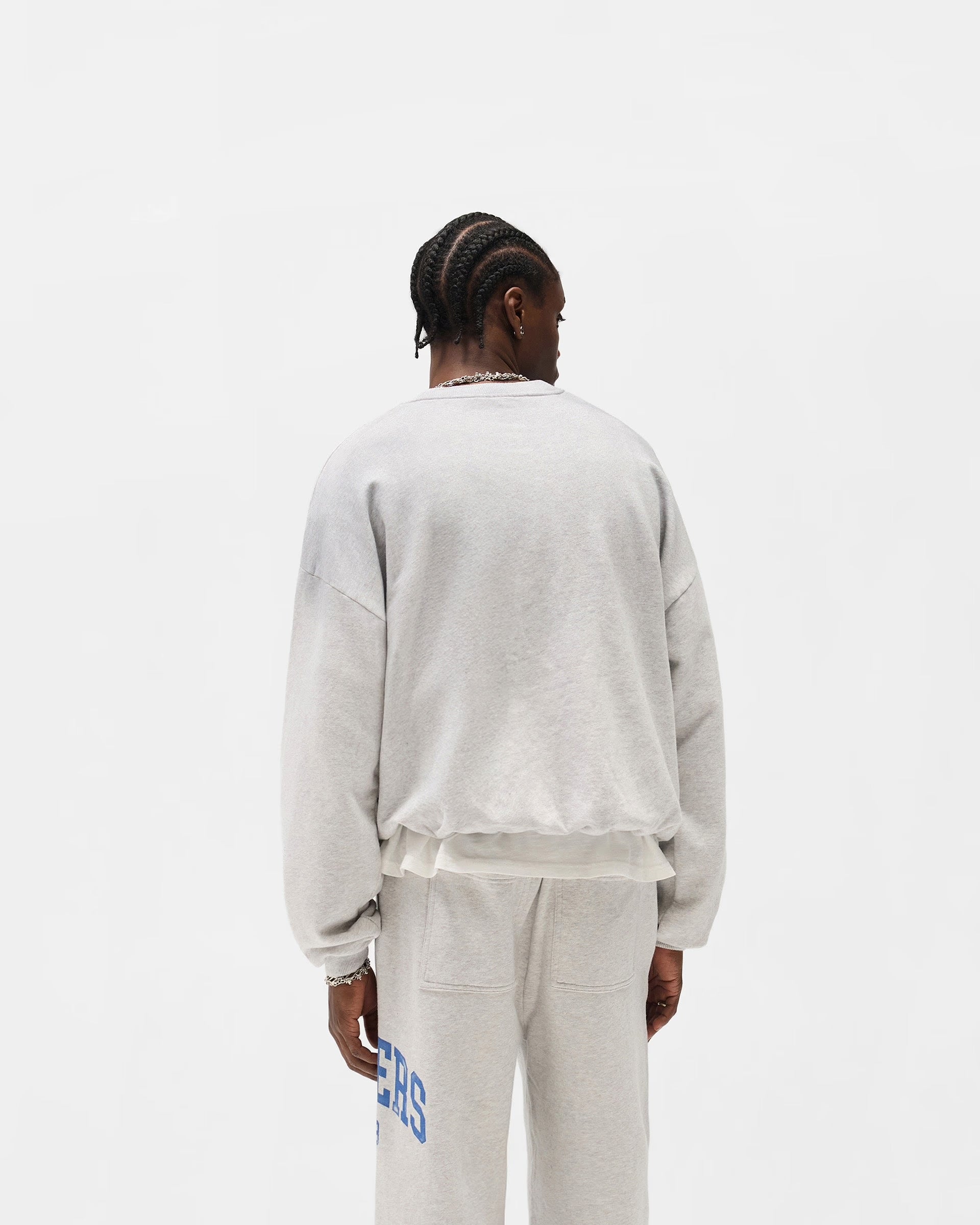 REPRESENT OWNERS CLUB SWEATSHIRT - SPRAYED ICE GREY MARL