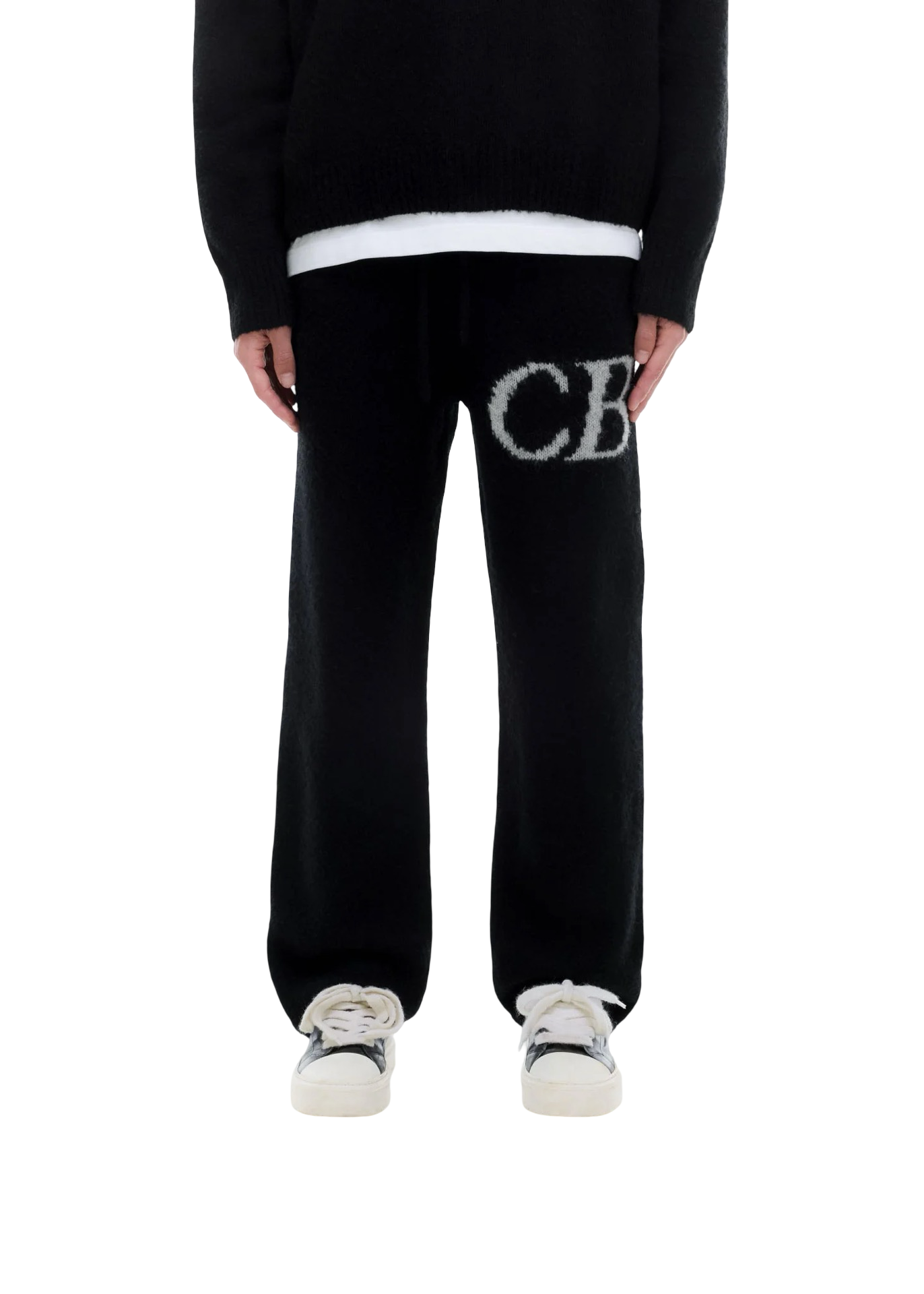COLE BUXTON CB LOGO KNIT PANT