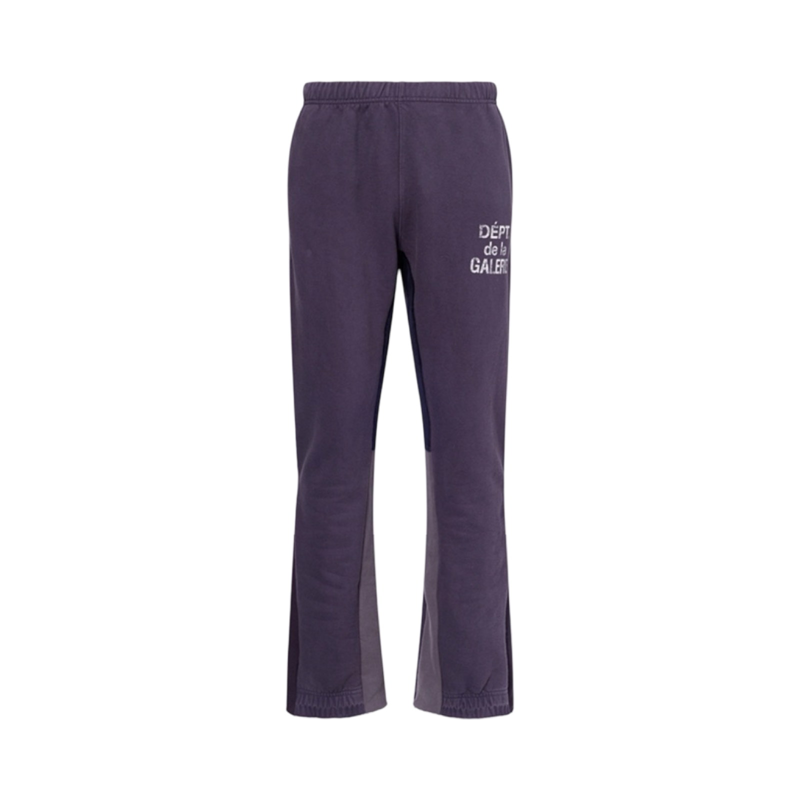GALLERY DEPT BRAND-PRINT FLARED-LEG COTTON-JERSEY JOGGING BOTTOMS