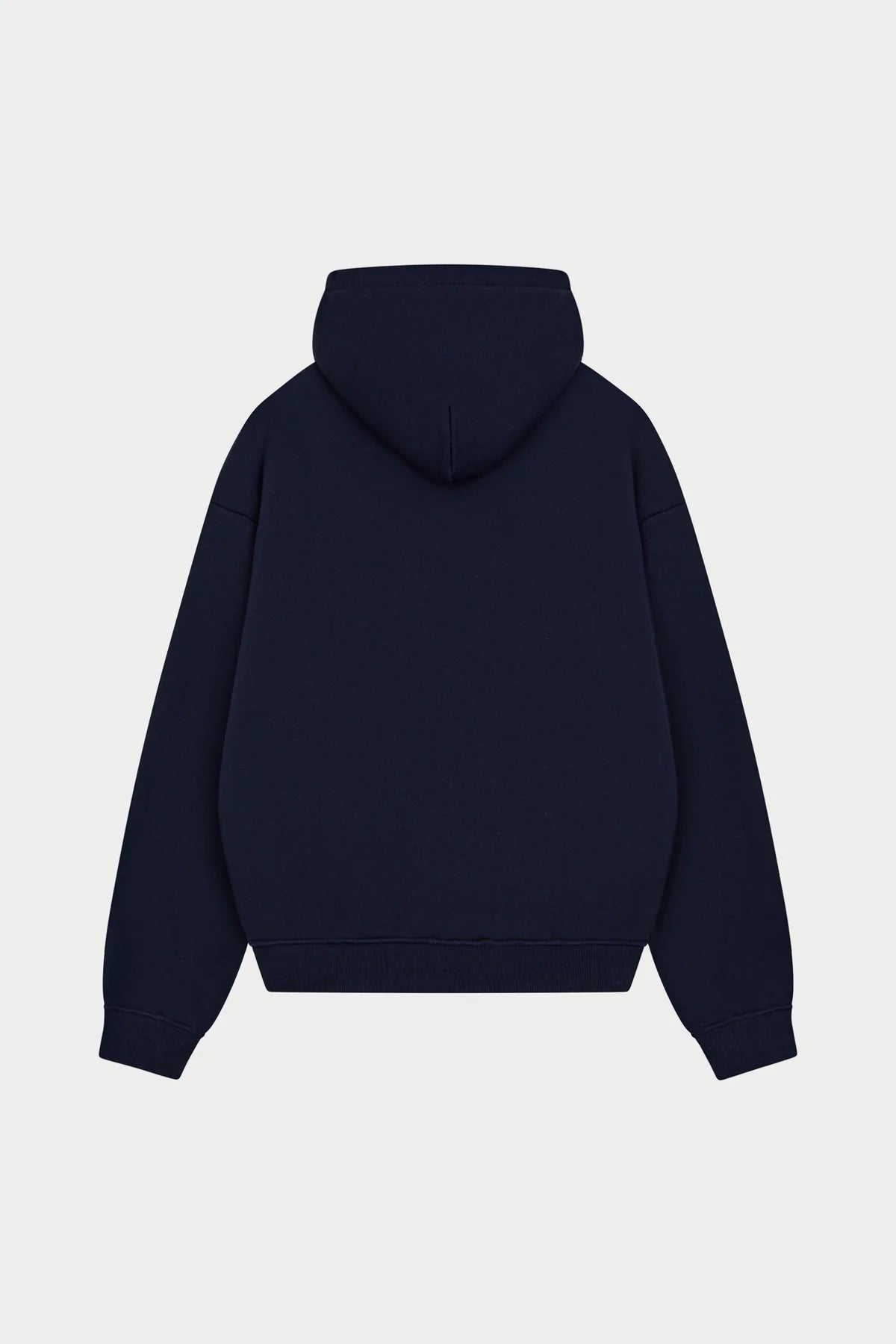 THE COUTURE CLUB HEAVYWEIGHT MONOGRAM APPLIQUE EMBLEM ZIP THROUGH - NAVY