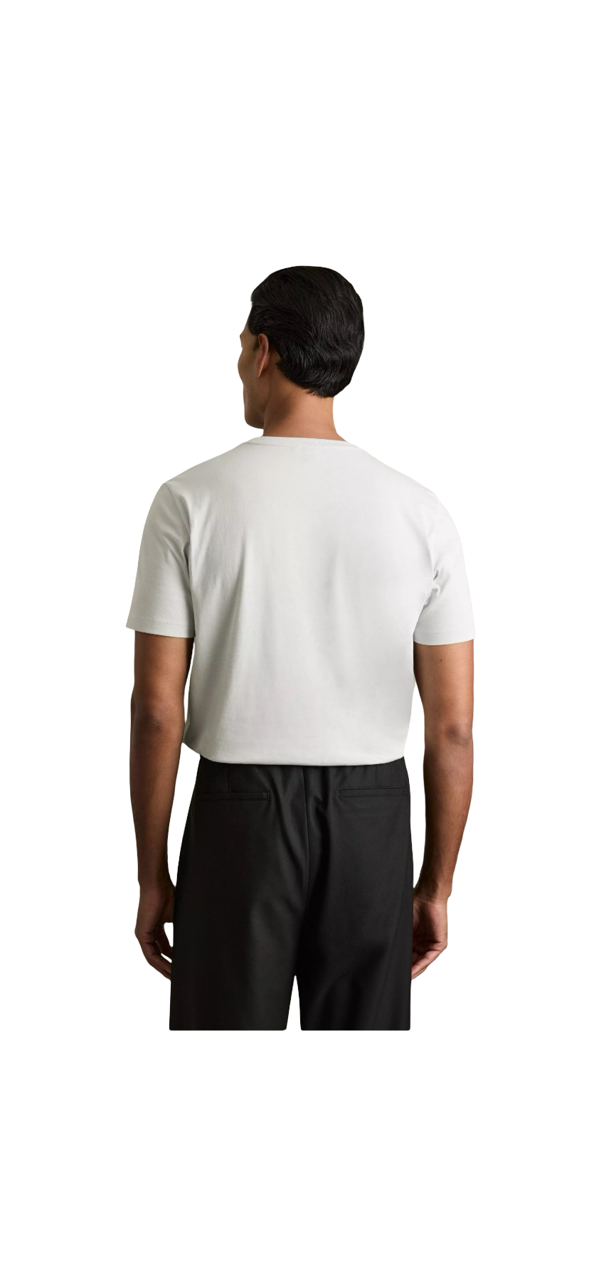 REISS BLESS COTTON CREW NECK T-SHIRT MINT BLUE
