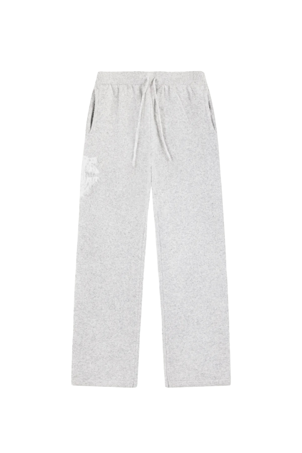 THE COUTURE CLUB MONOGRAM FLUFFY KNIT PANT