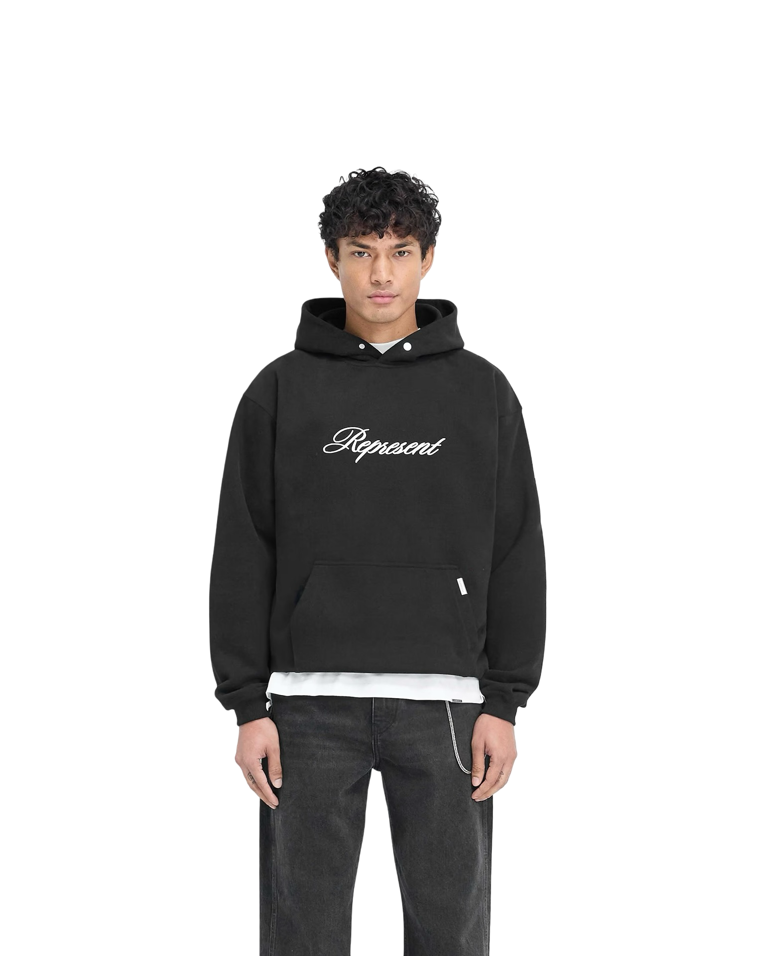 REPRESENT SCRIPT LOGO HOODIE