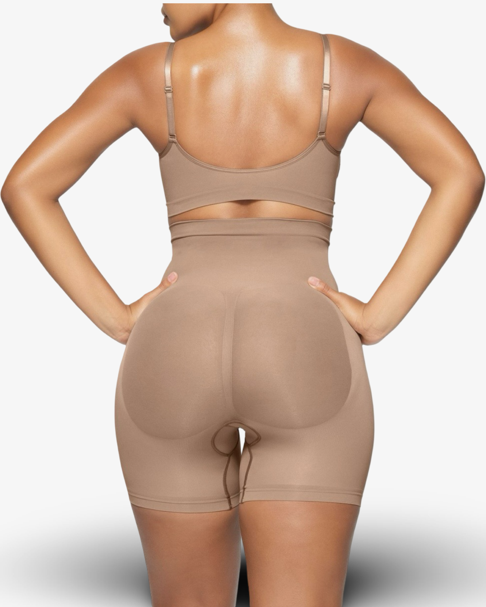 SKIMS SEAMLESS SCULPT MID-THIGH SHORT - SIENNA