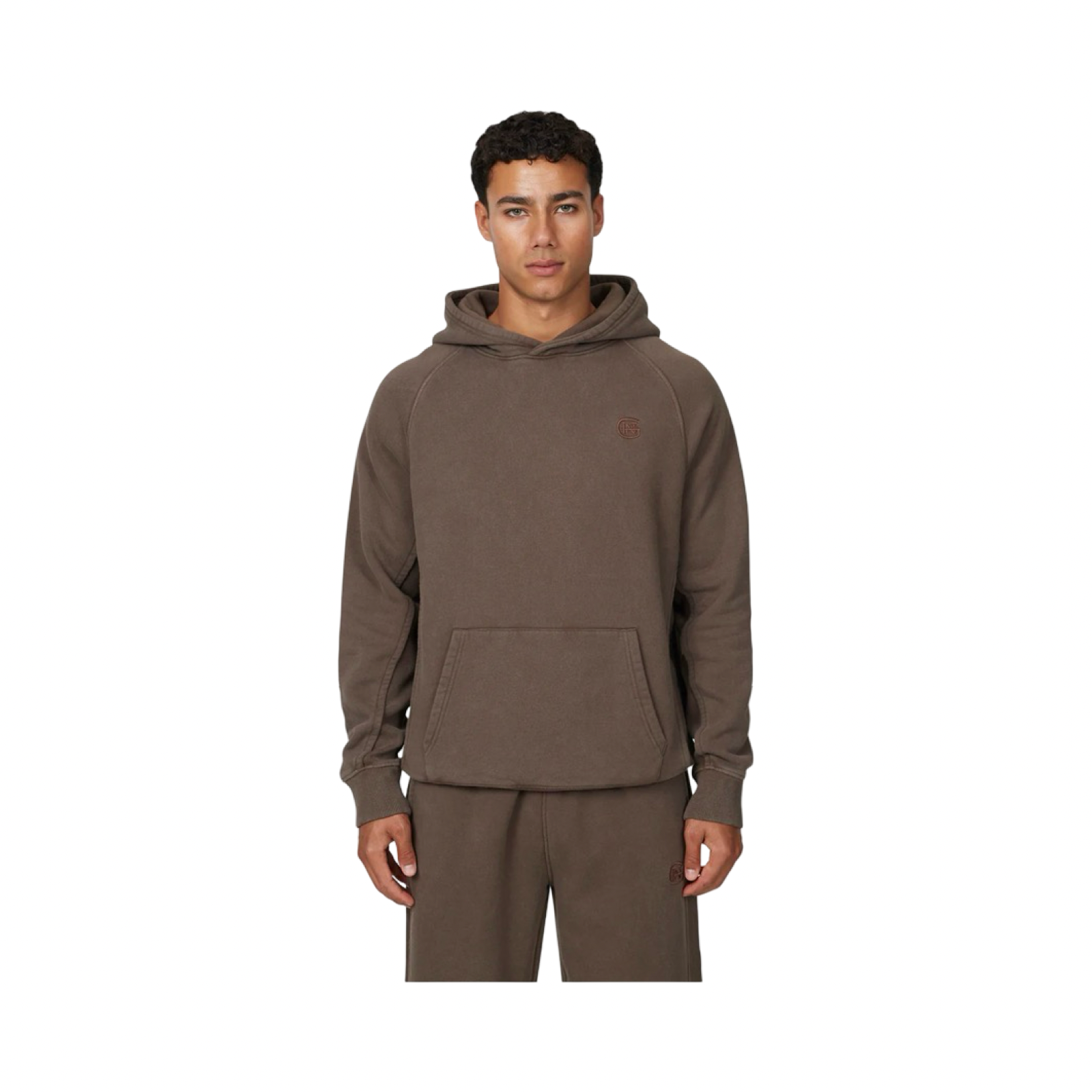 GFN MONOGRAM BROWN HOODIE