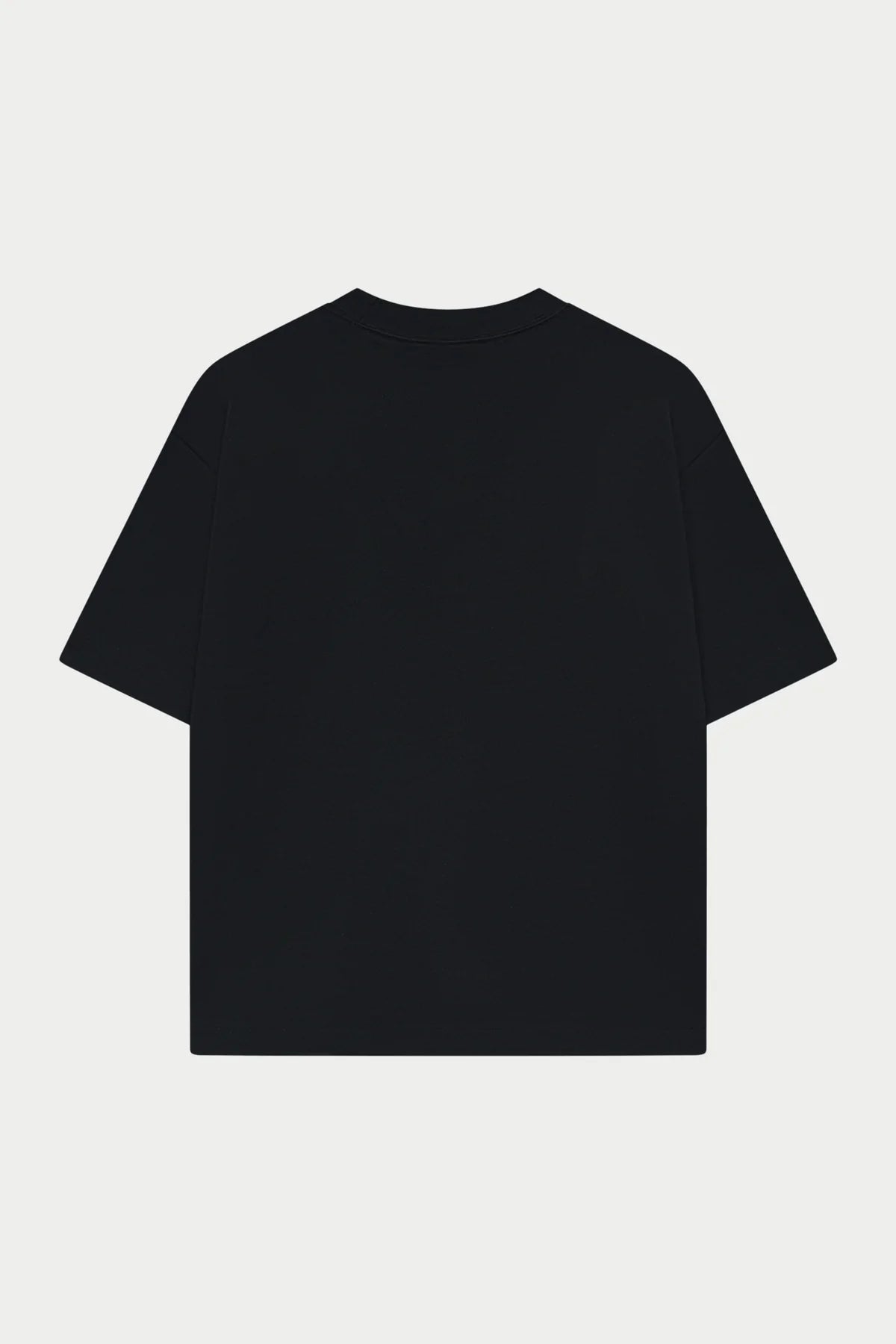 THE COUTURE CLUB APPLIQUE MONOGRAM EMBLEM T-SHIRT - BLACK