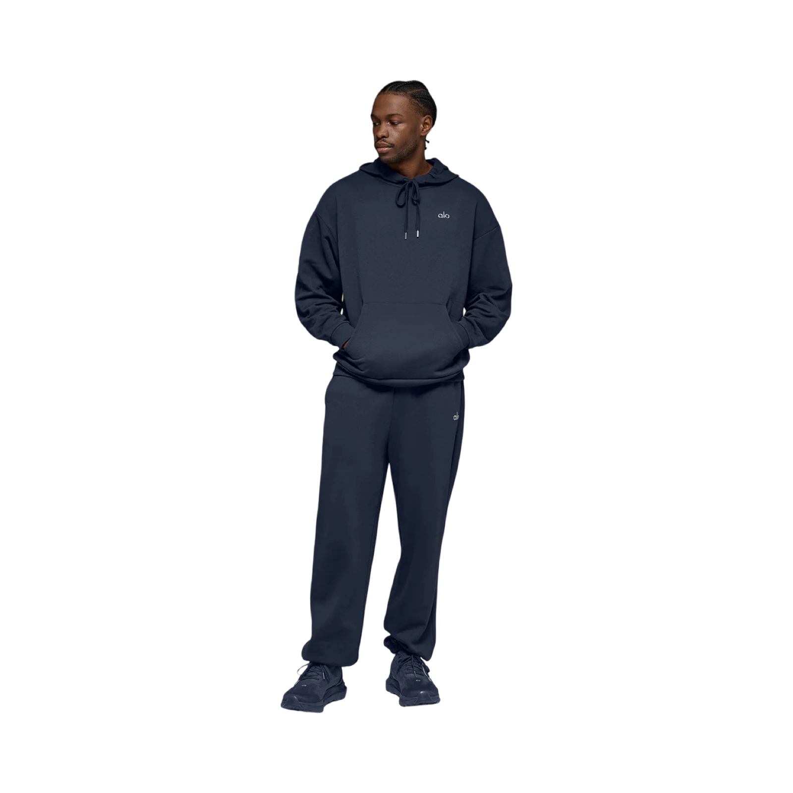 ALO ACCOLADE CUFFED TRACKSUIT NAVY