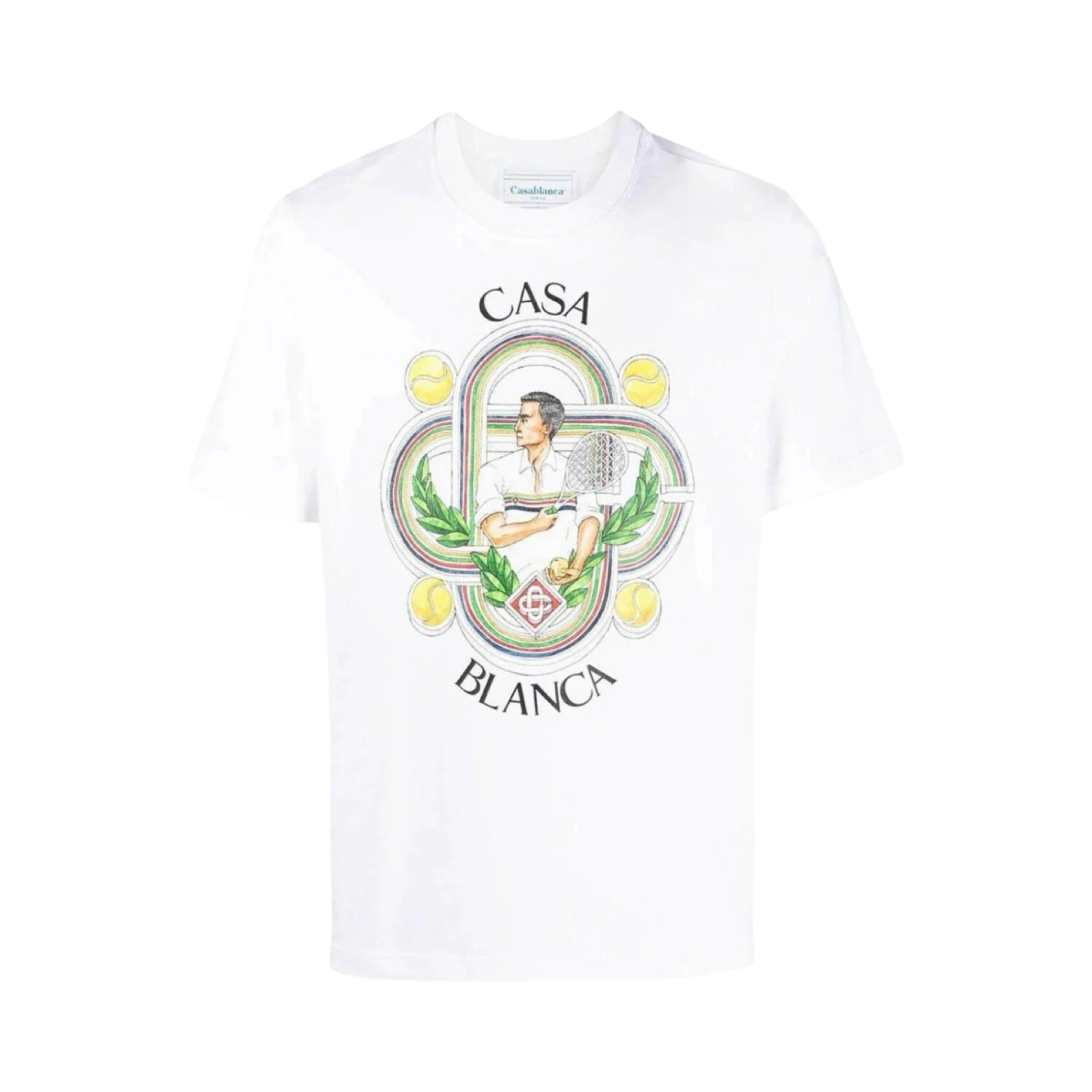 CASABLANCA PRINTED T-SHIRT