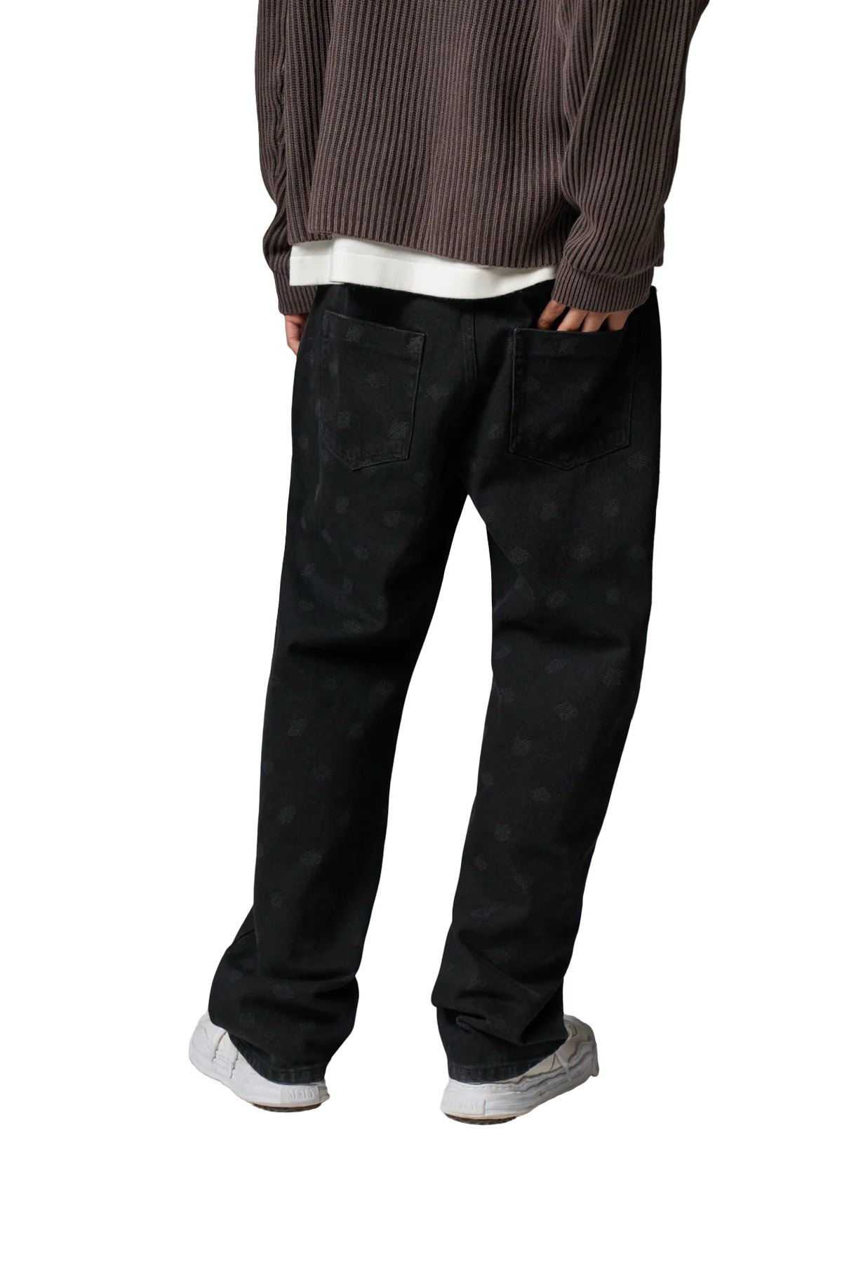 THE COUTURE CLUB LASER PRINT EMBLEM JEANS