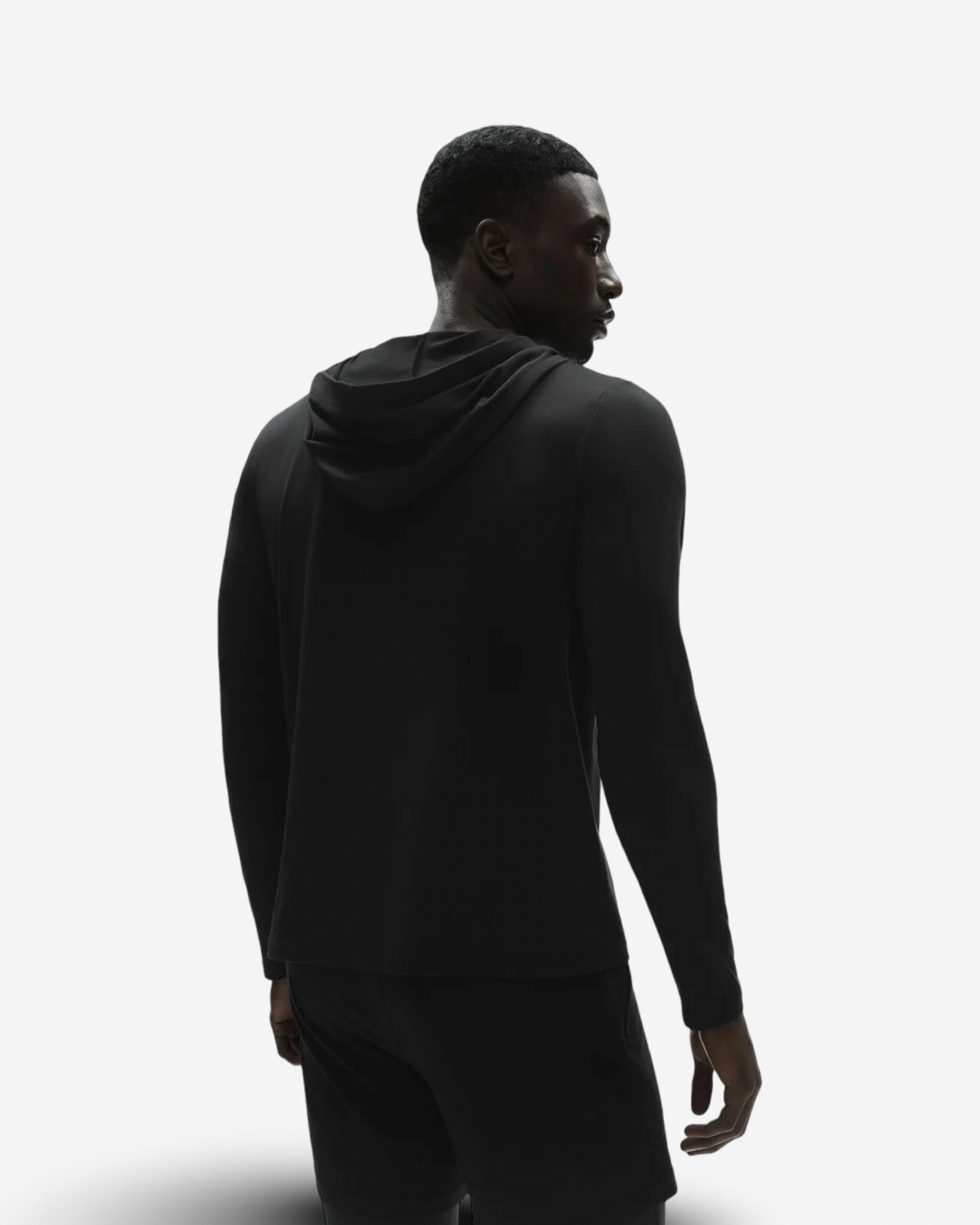 ALO CONQUER REFORM BLACK HOODED CUFFED TRACKSUIT