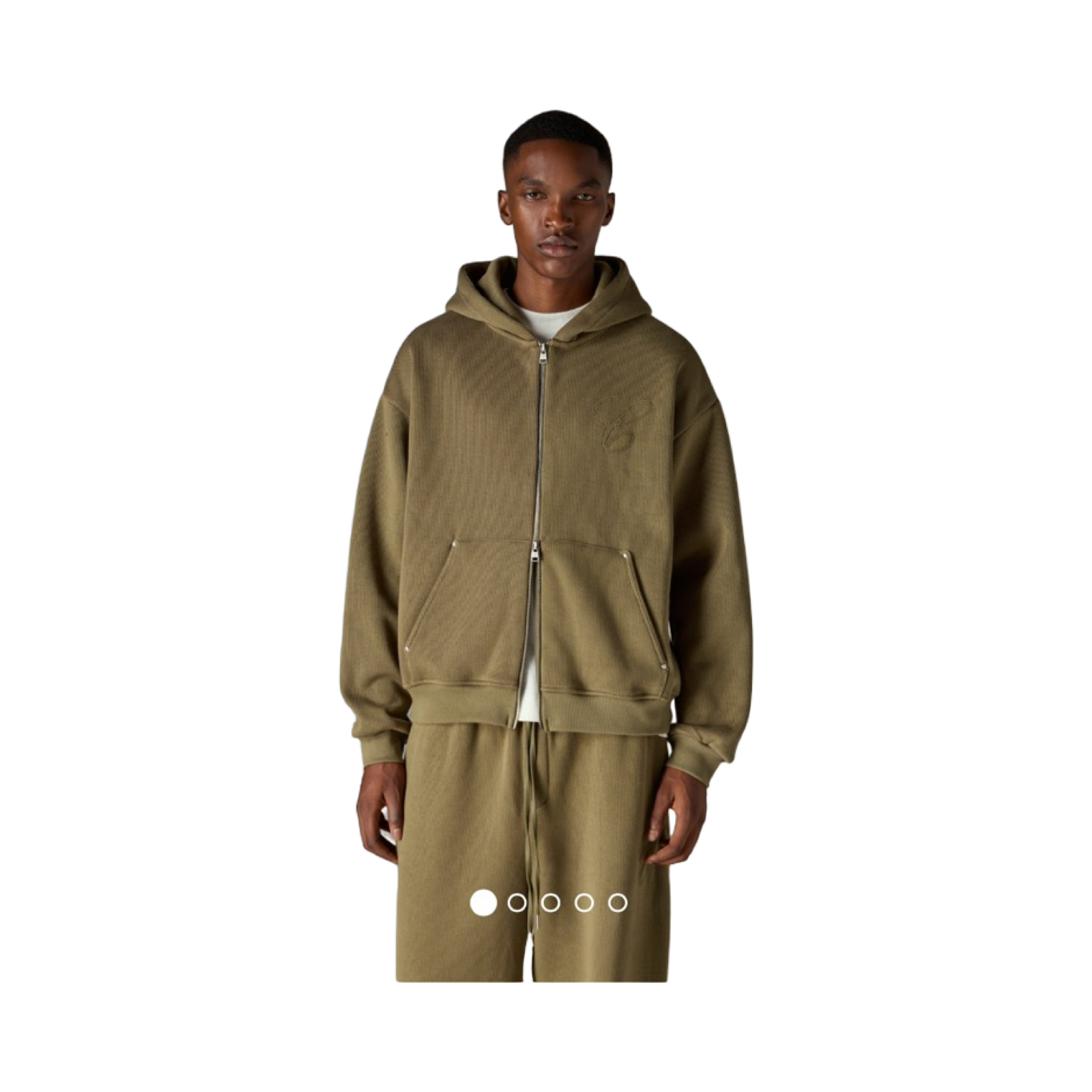 COUTURE CLUB KNIT ZIP HOODIE