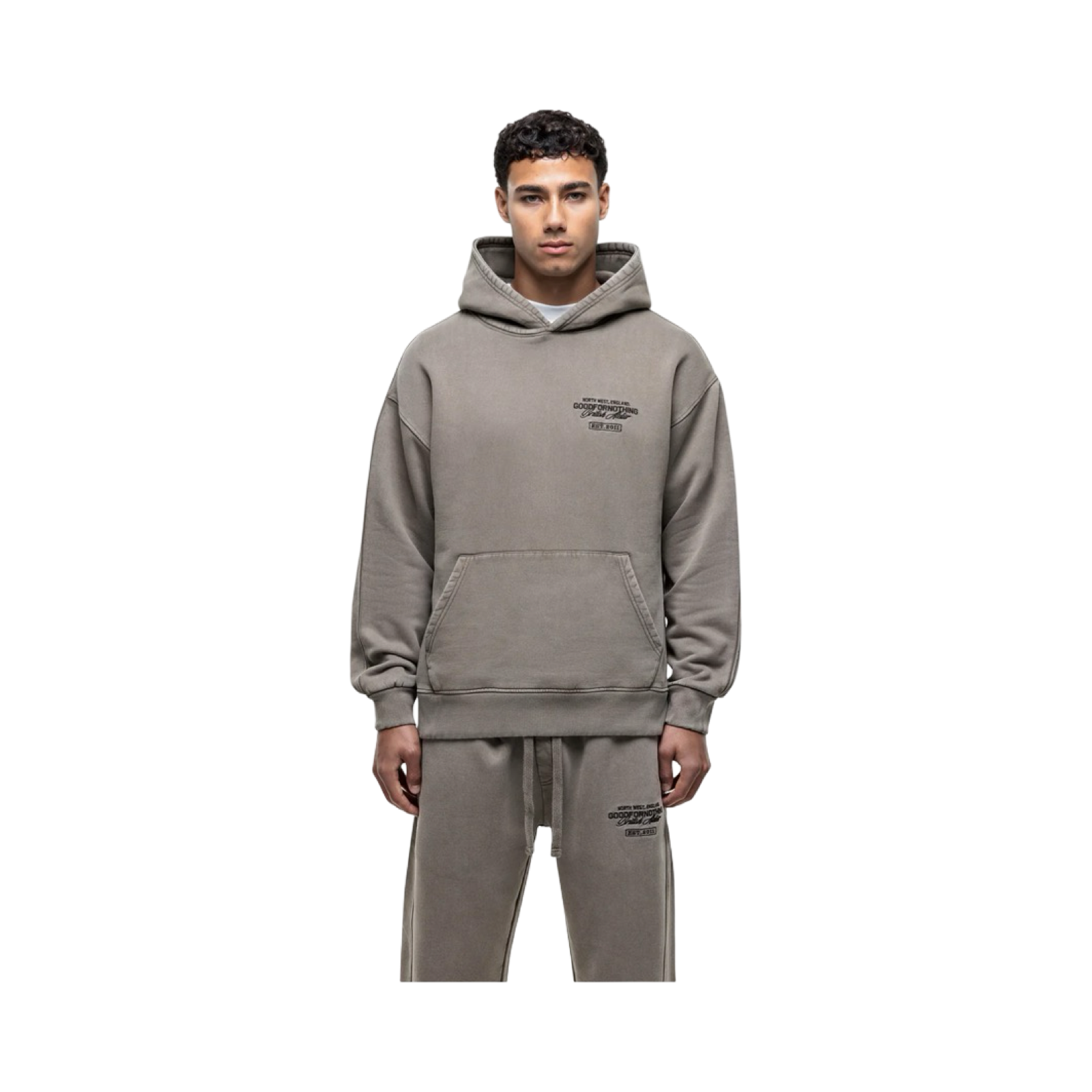 GFN ATELIER WASHED TAUPE HOODIE