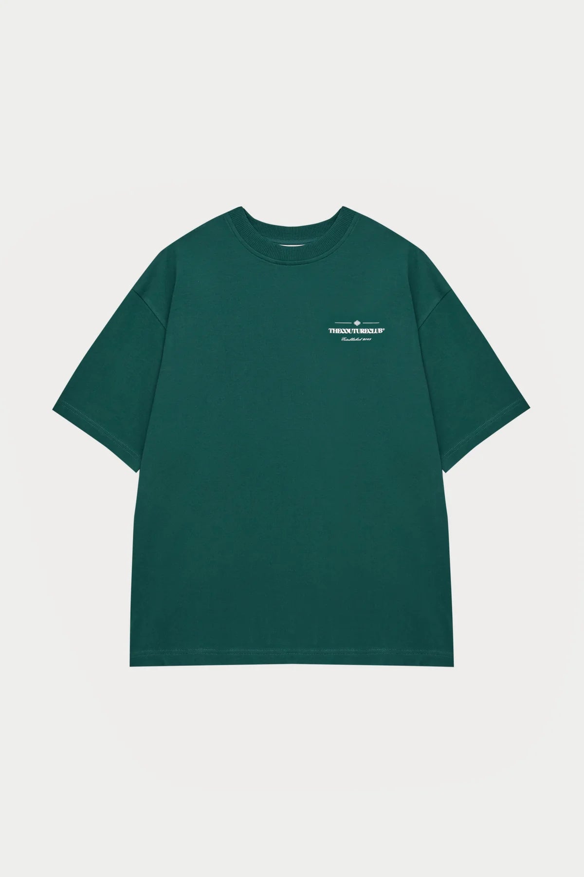 THE COUTURE CLUB COPYRIGHT MULTI GRAPHIC T-SHIRT - GREEN