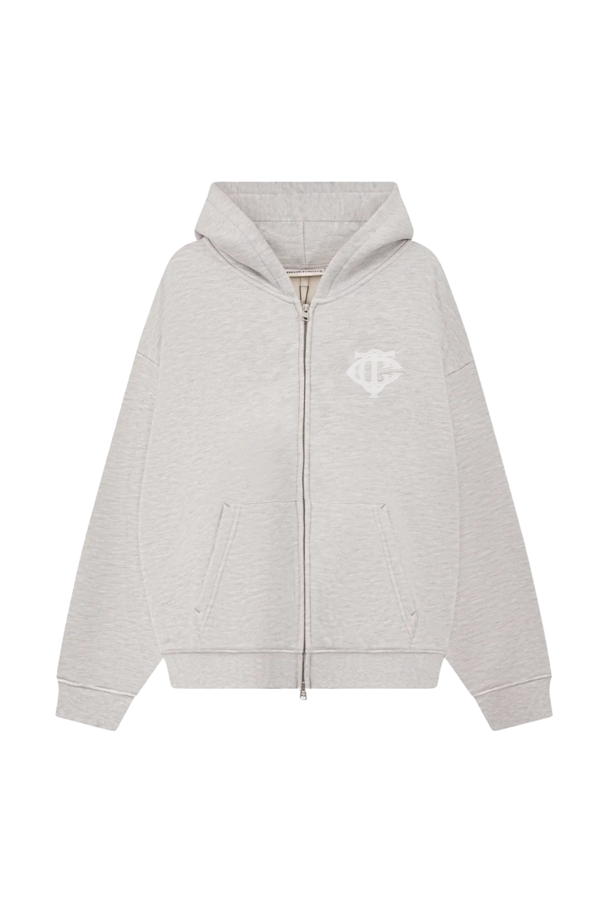 THE COUTURE CLUB MONOGRAM APPLIQUÉ ZIP HOODIE