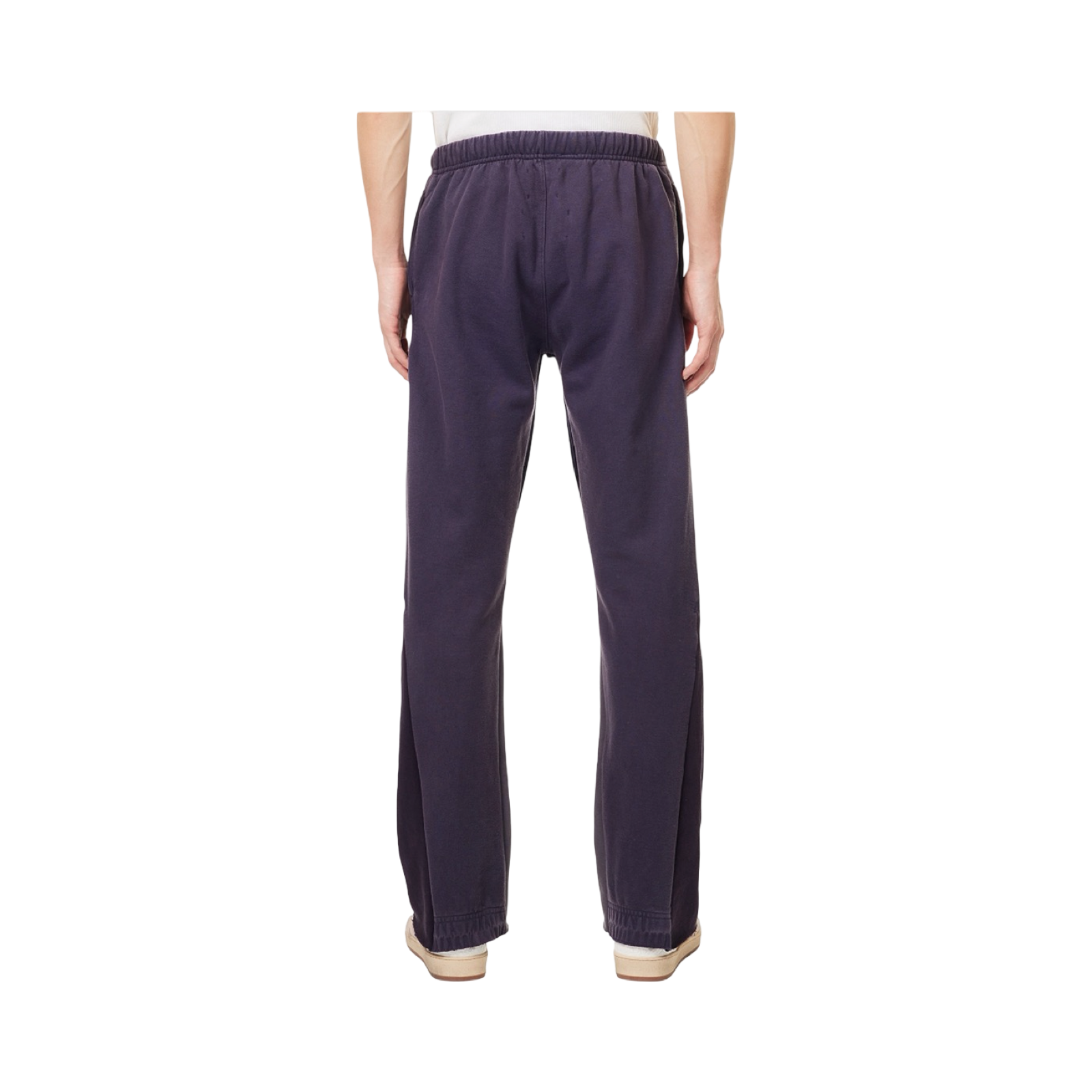 GALLERY DEPT BRAND-PRINT FLARED-LEG COTTON-JERSEY JOGGING BOTTOMS