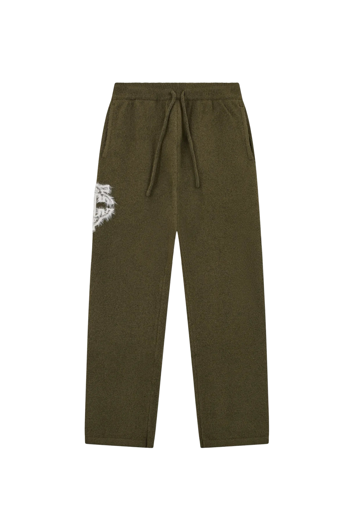 THE COUTURE CLUB MONOGRAM FLUFFY KNIT PANT