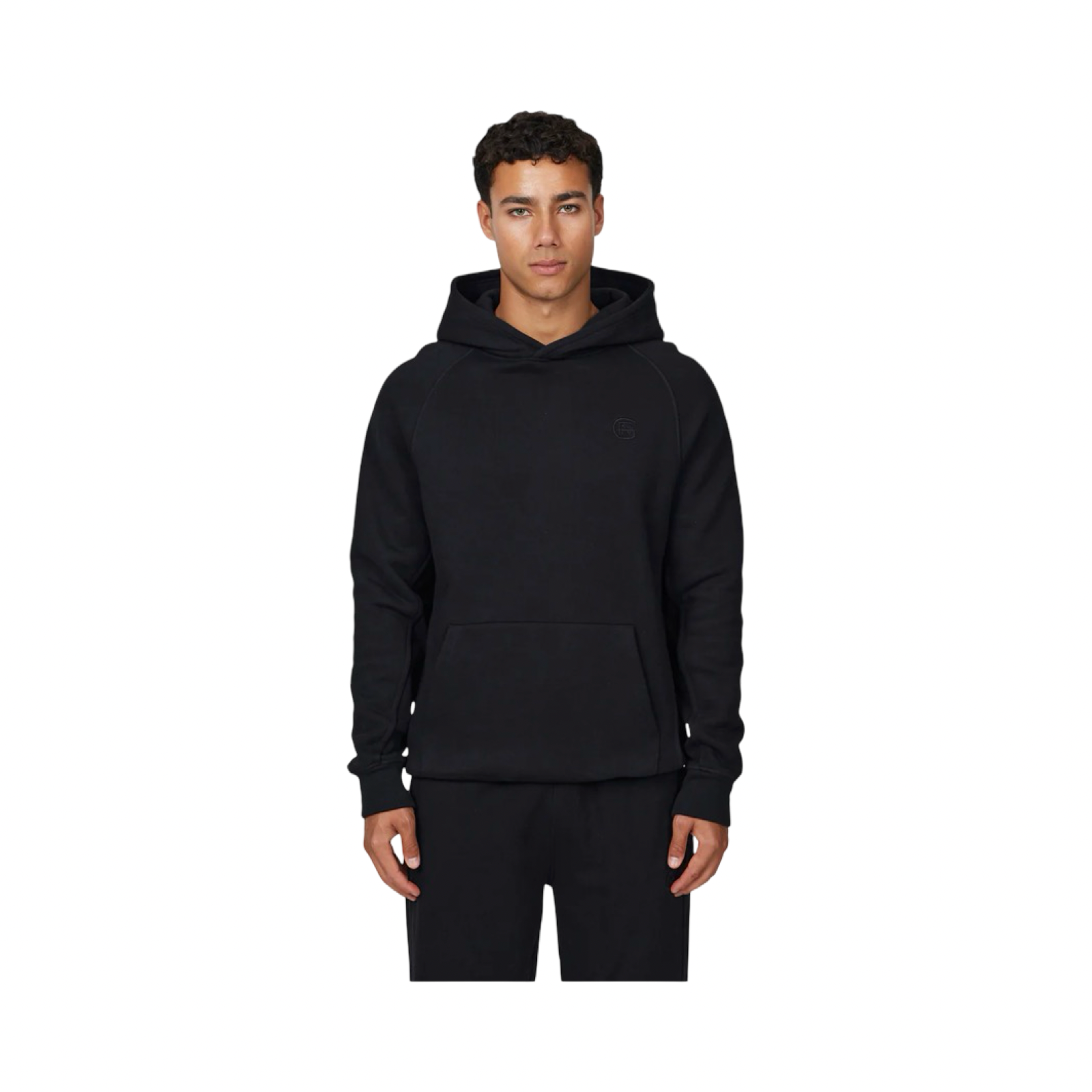 GFN MONOGRAM BLACK HOODIE