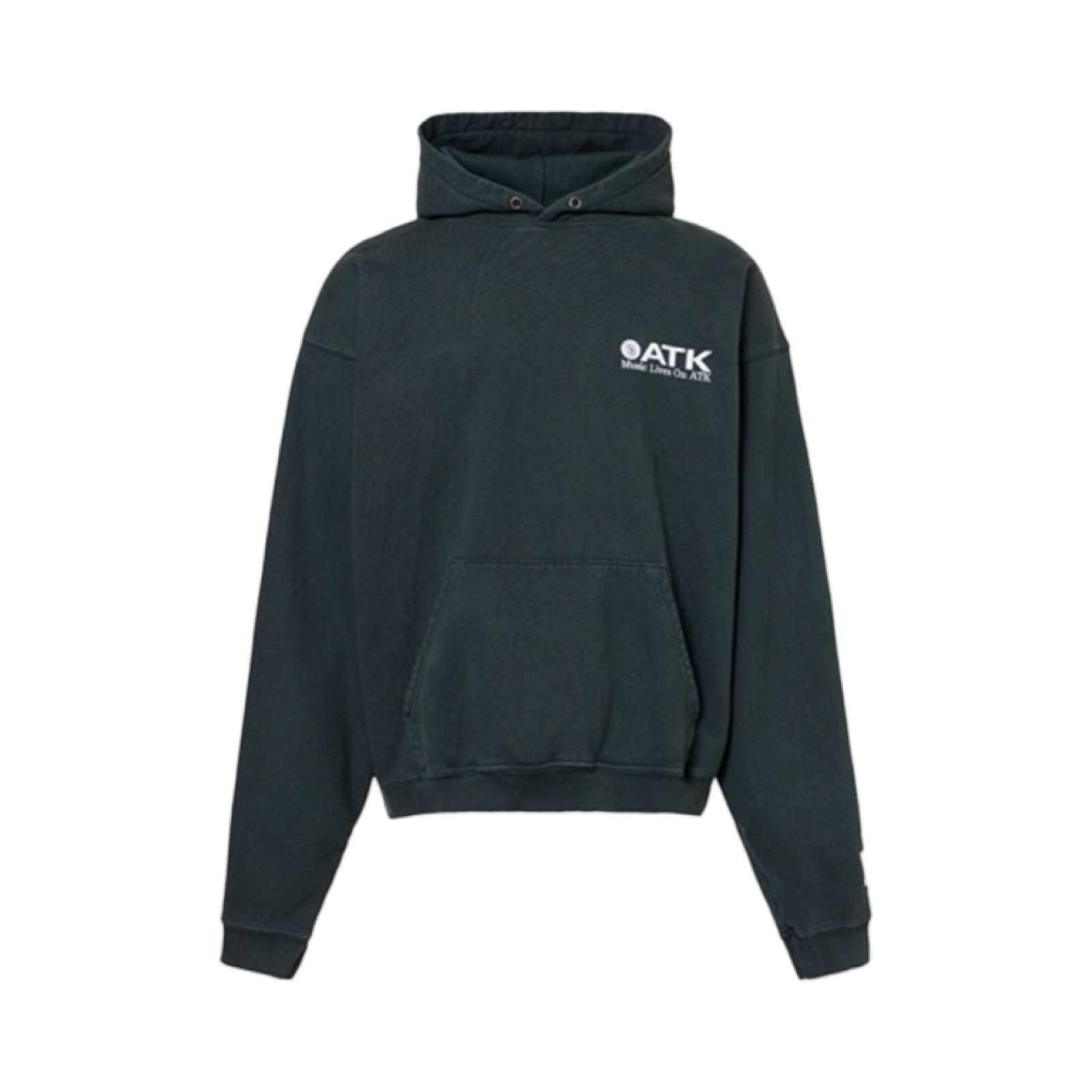 Gallery Dept ATK Music Lives Graphic-Print Long-Sleeve Cotton-Jersey hoody