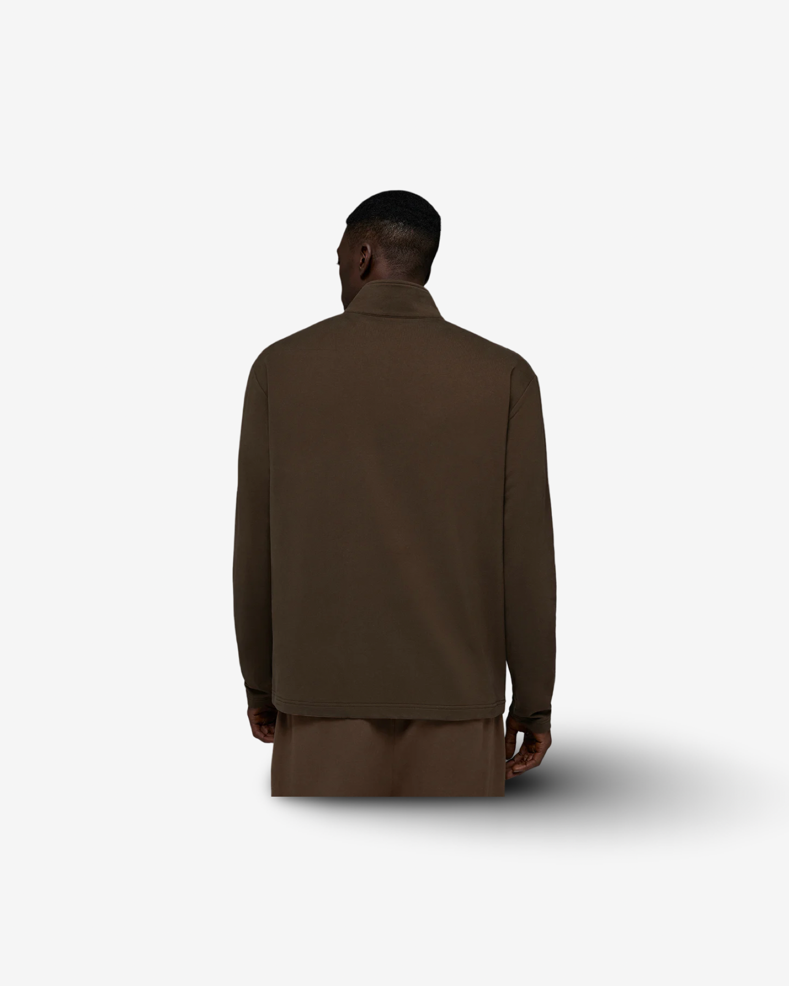 Alo Double take long sleeve 1/4 Zip Espresso