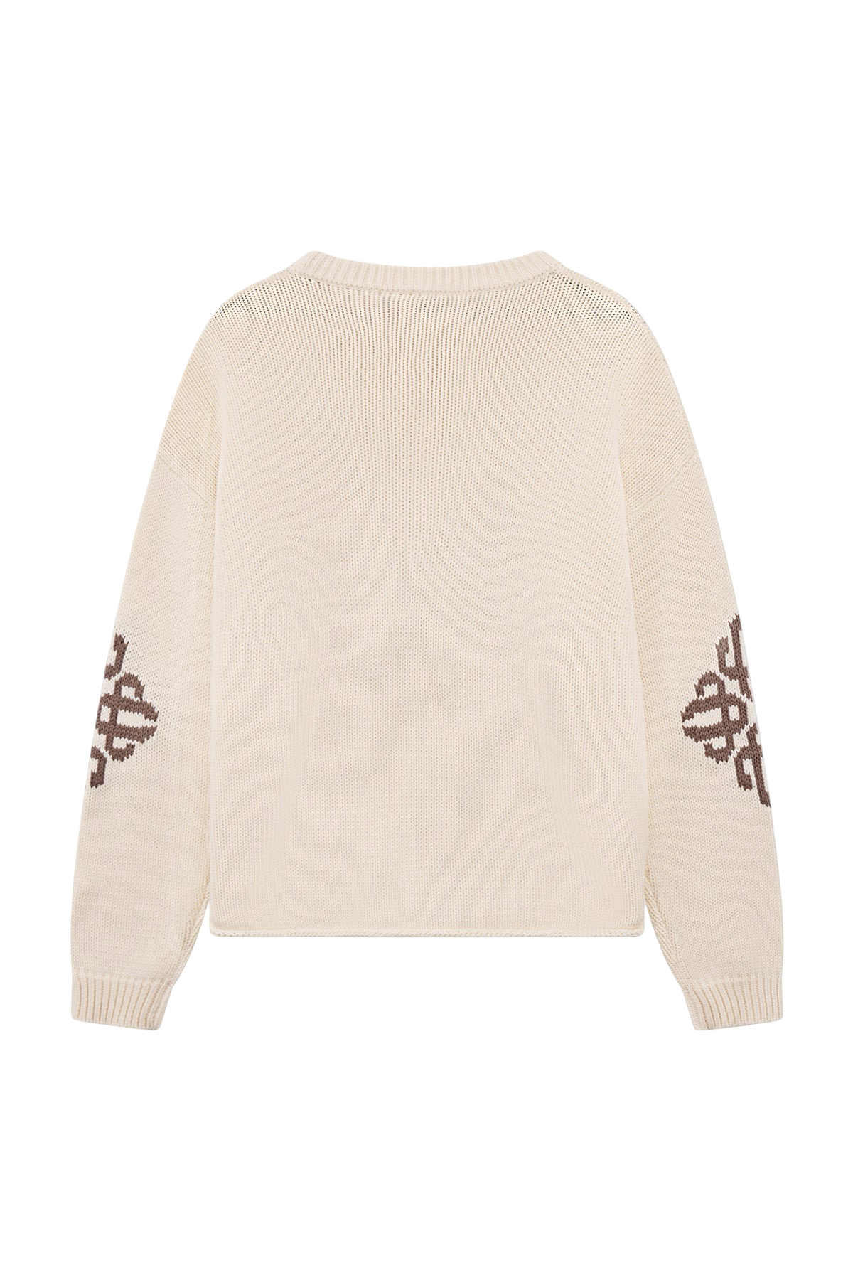 THE COUTURE CLUB CHUNKY KNIT EMBLEM JUMPER