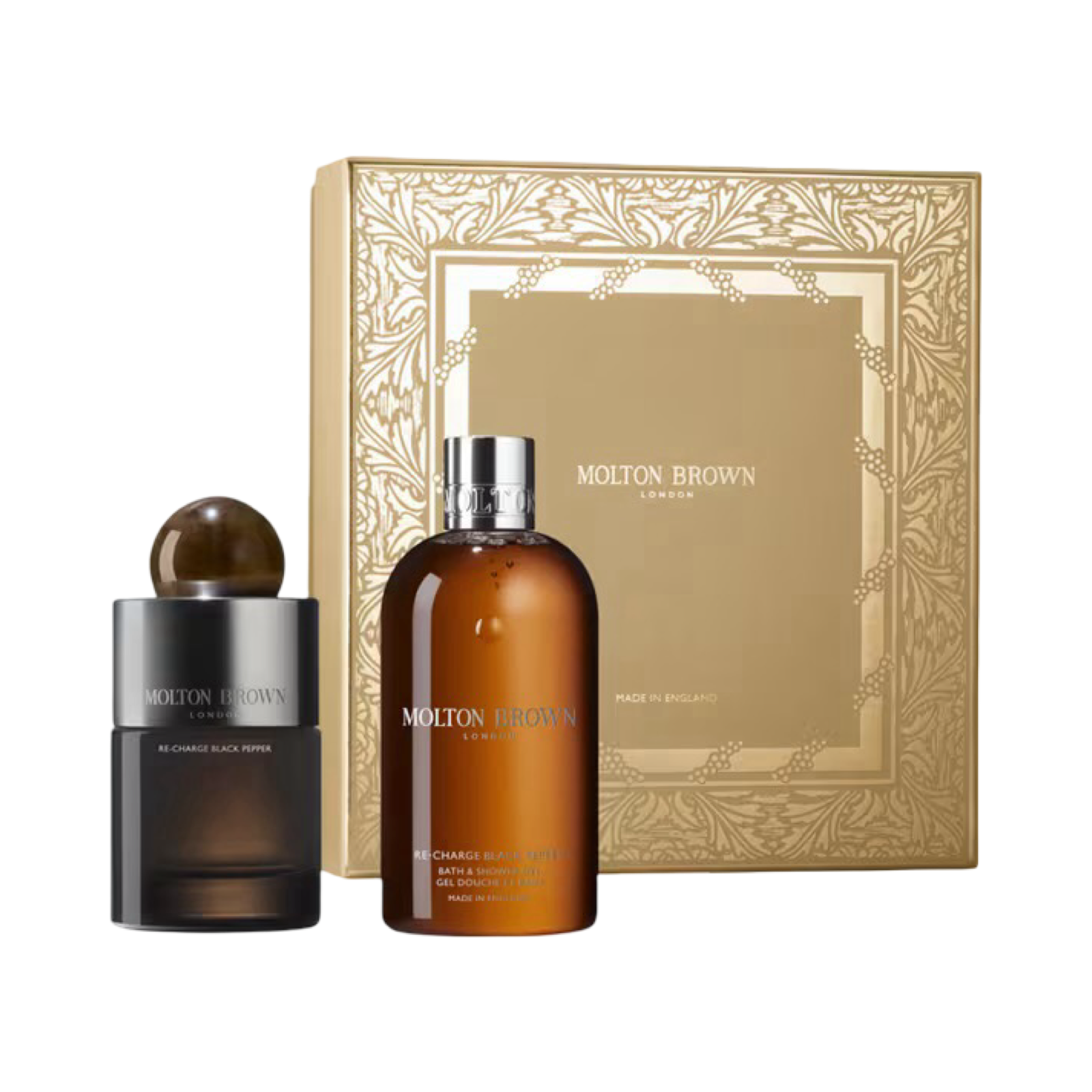 MOLTON BROWN RE-CHARGE BLACK PEPPER EAU DE PARFUM 100ML FRAGRANCE GIFT SET