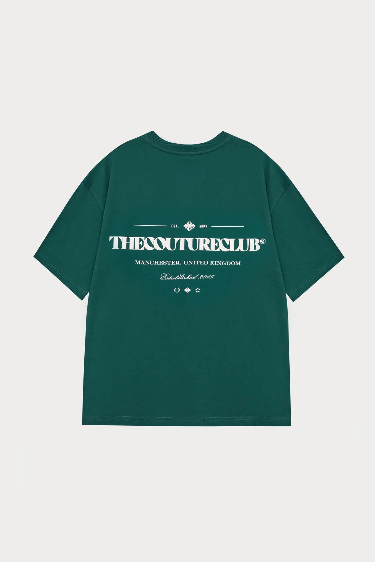 THE COUTURE CLUB COPYRIGHT MULTI GRAPHIC T-SHIRT - GREEN