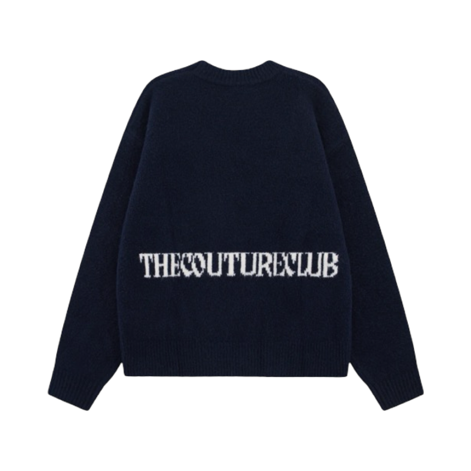 THE COUTURE CLUB BRUSHED KNIT JUMPER NAVY