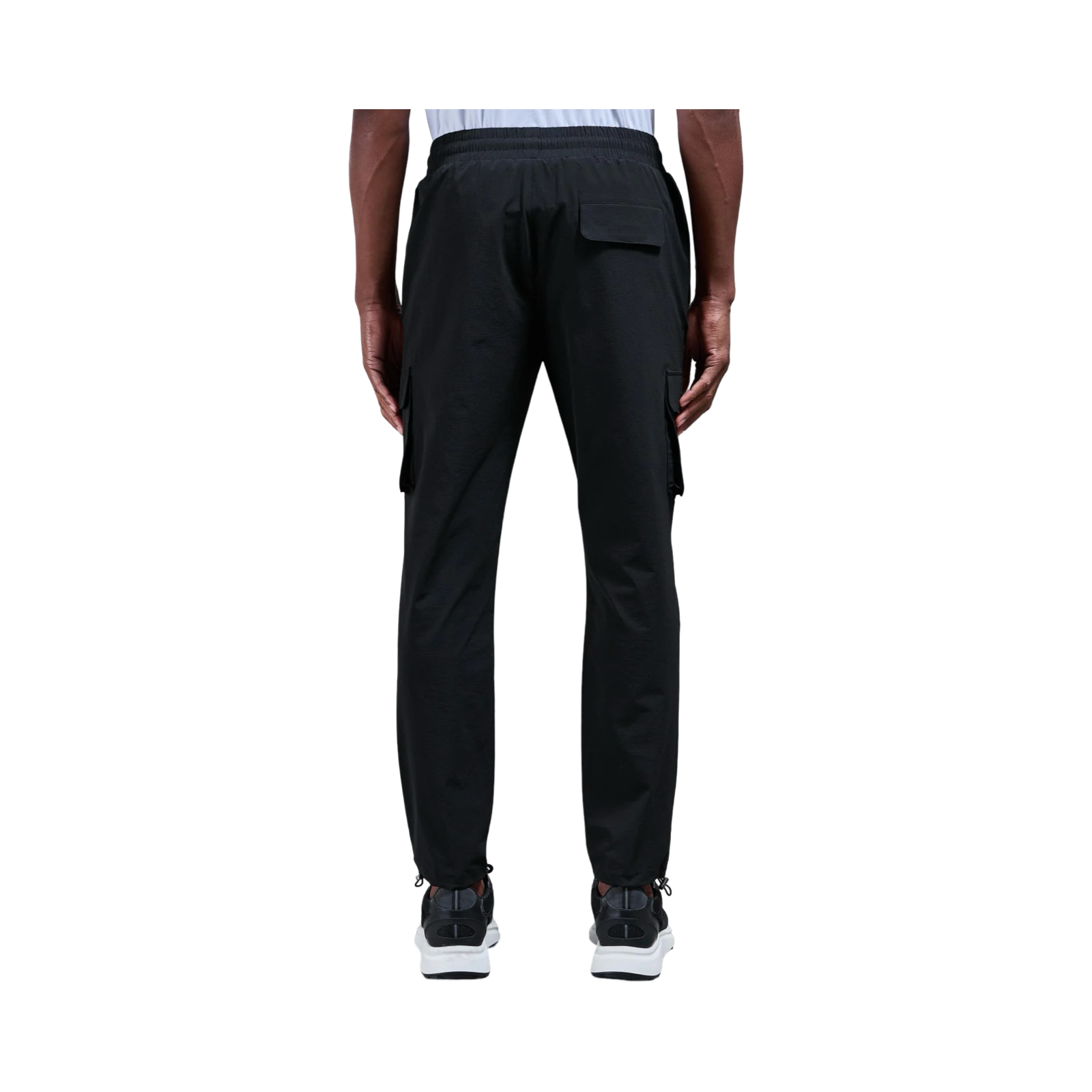 ARNE UTILITY CARGO TROUSER BLACK