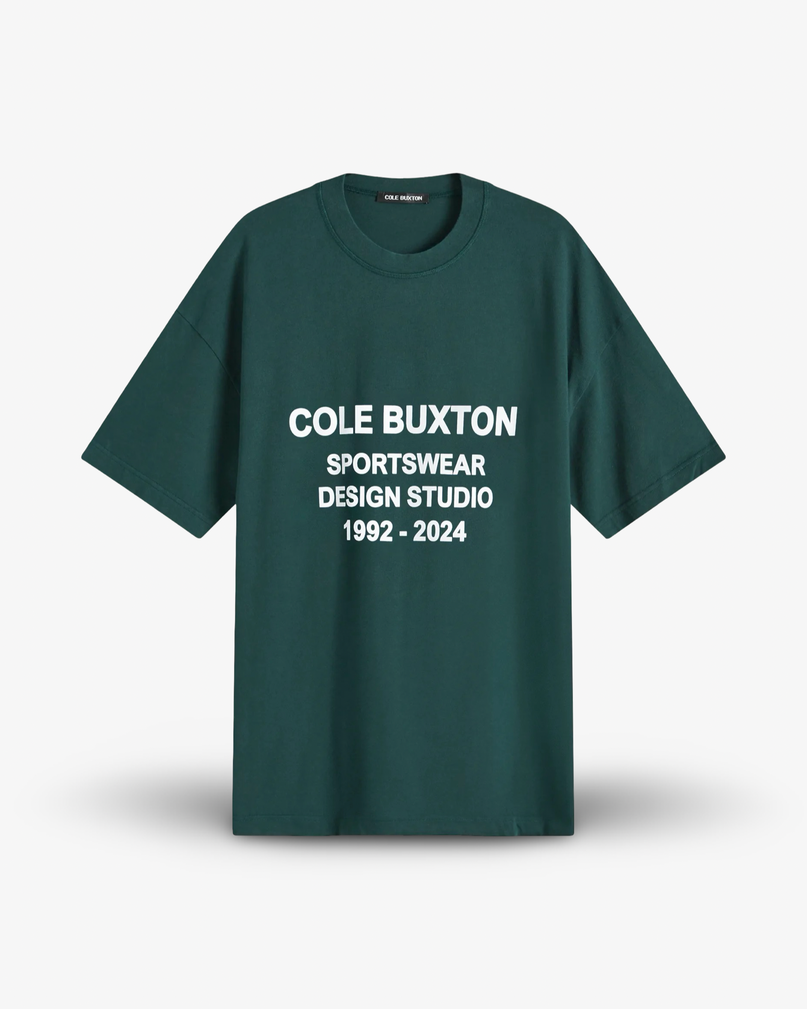 COLE BUXTON DESIGN STUDIO T-SHIRT - FOREST GREEN