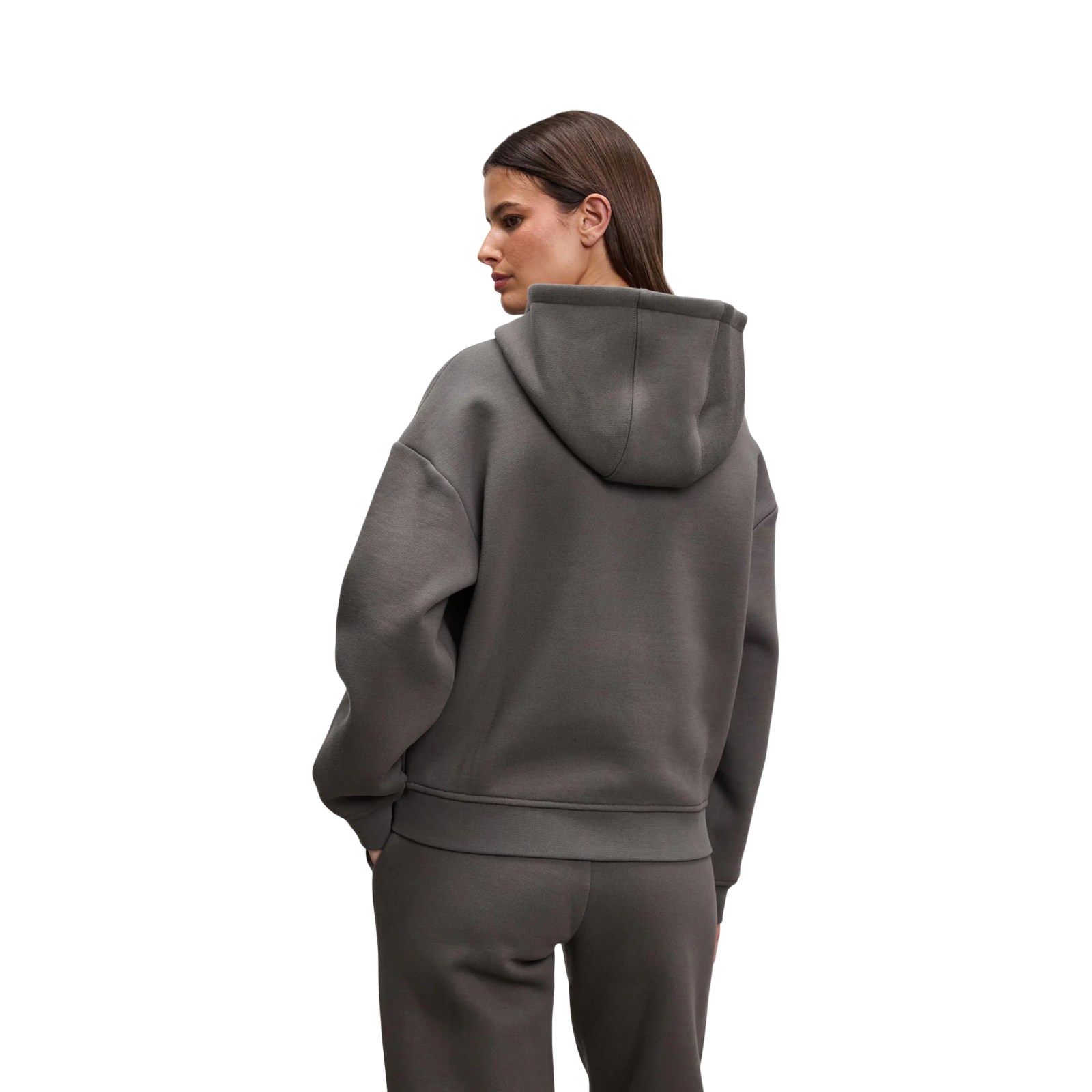 ARNE RELAXED ZIP HOODIE GREY