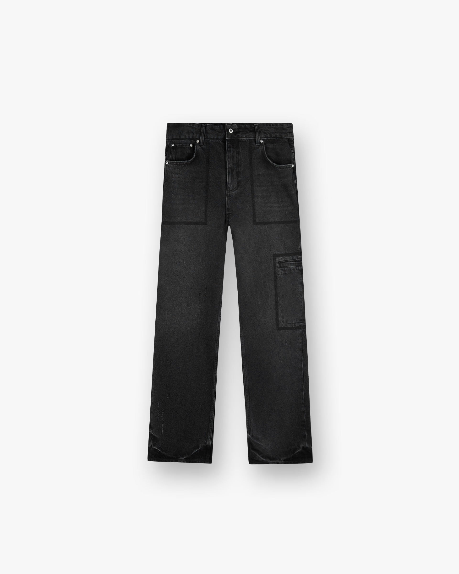 REPRESENT R3 DRIVE DENIM - JET BLACK