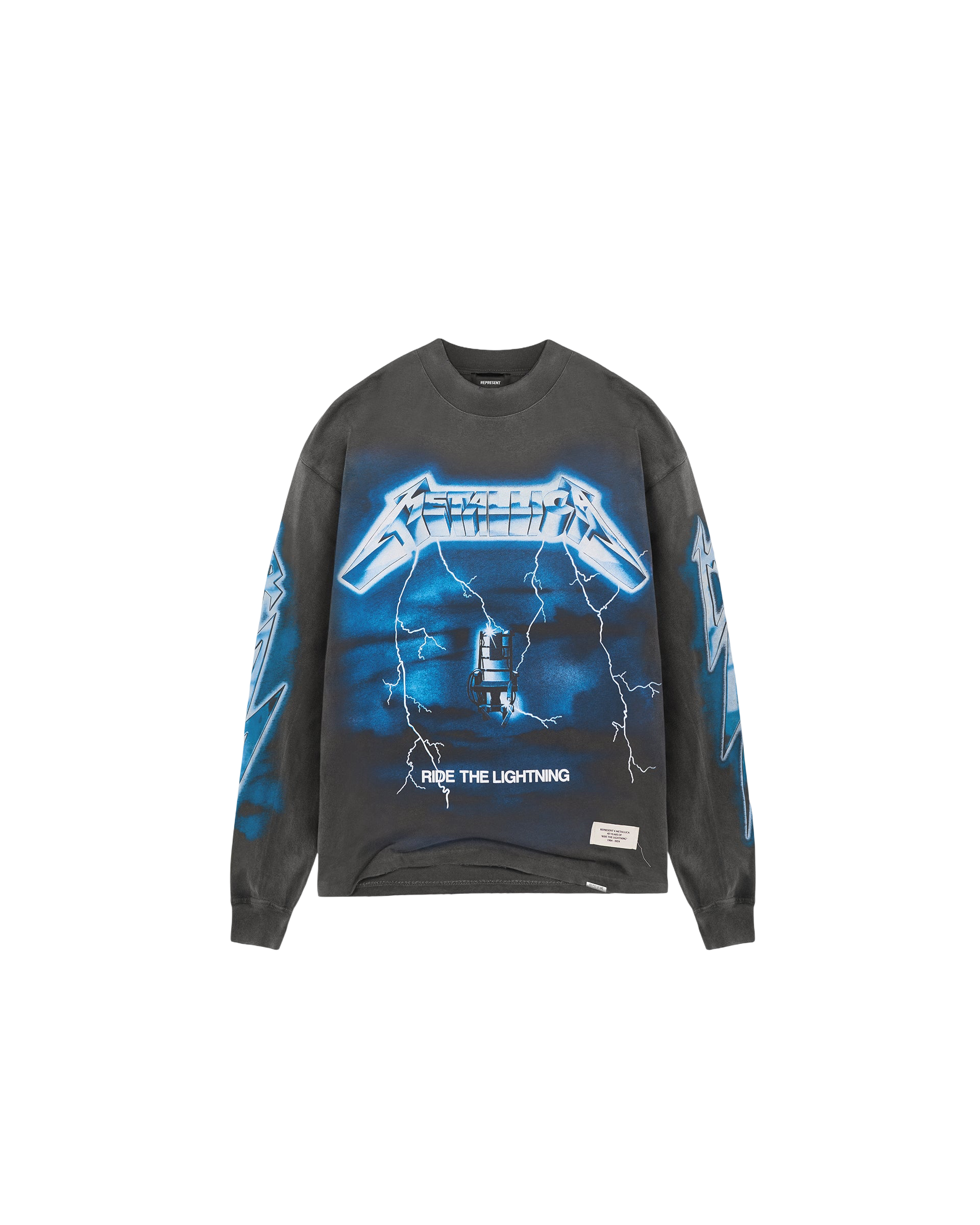 REPRESENT x METALLICA RIDE THE LIGHTNING LONG SLEEVE T-SHIRT