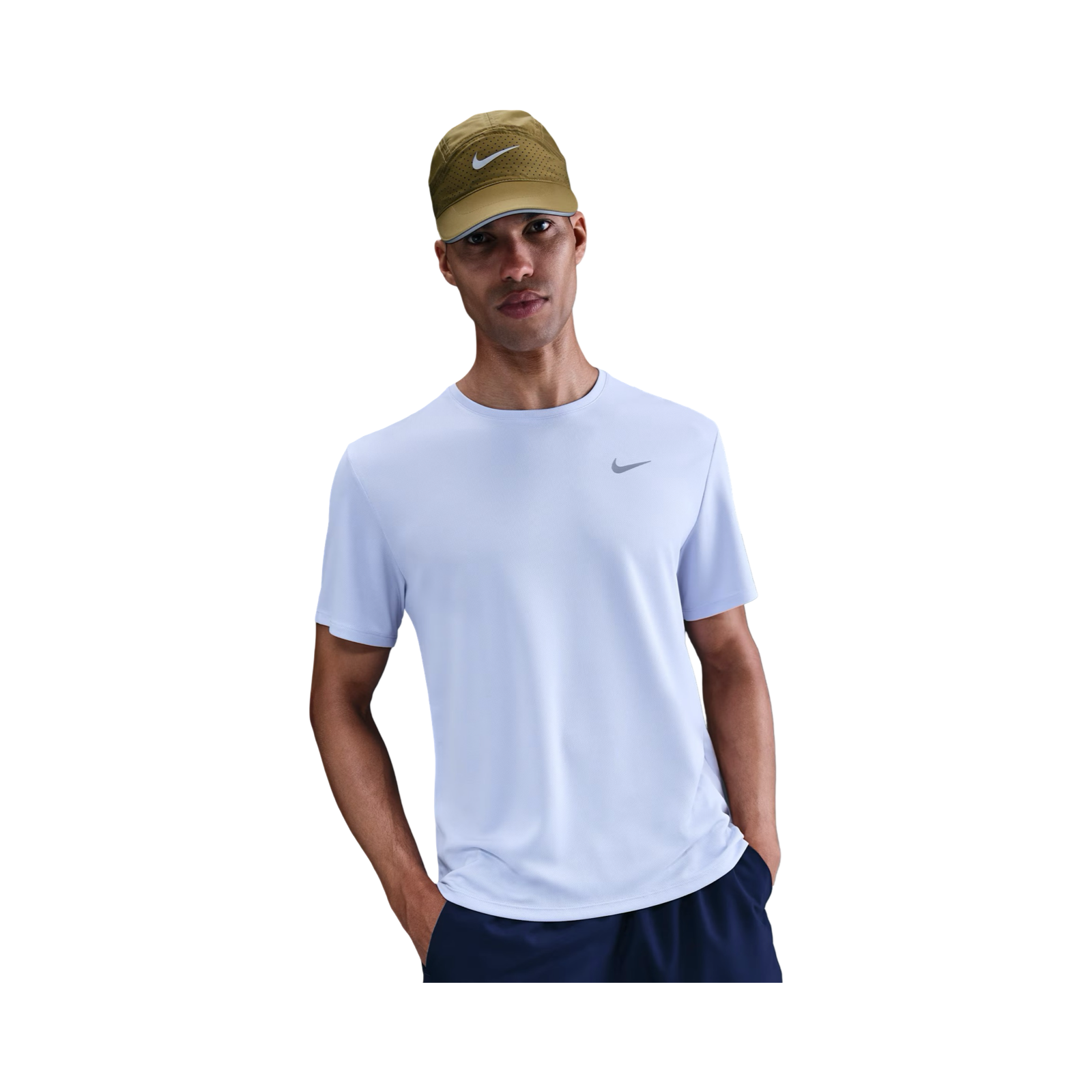 NIKE MILER MEN’S DRI-FIT UV SHORT-SLEEVE RUNNING TOP